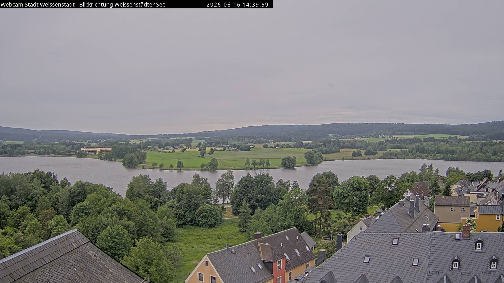 Archiv Foto Webcam Blick auf den Weißenstädter See