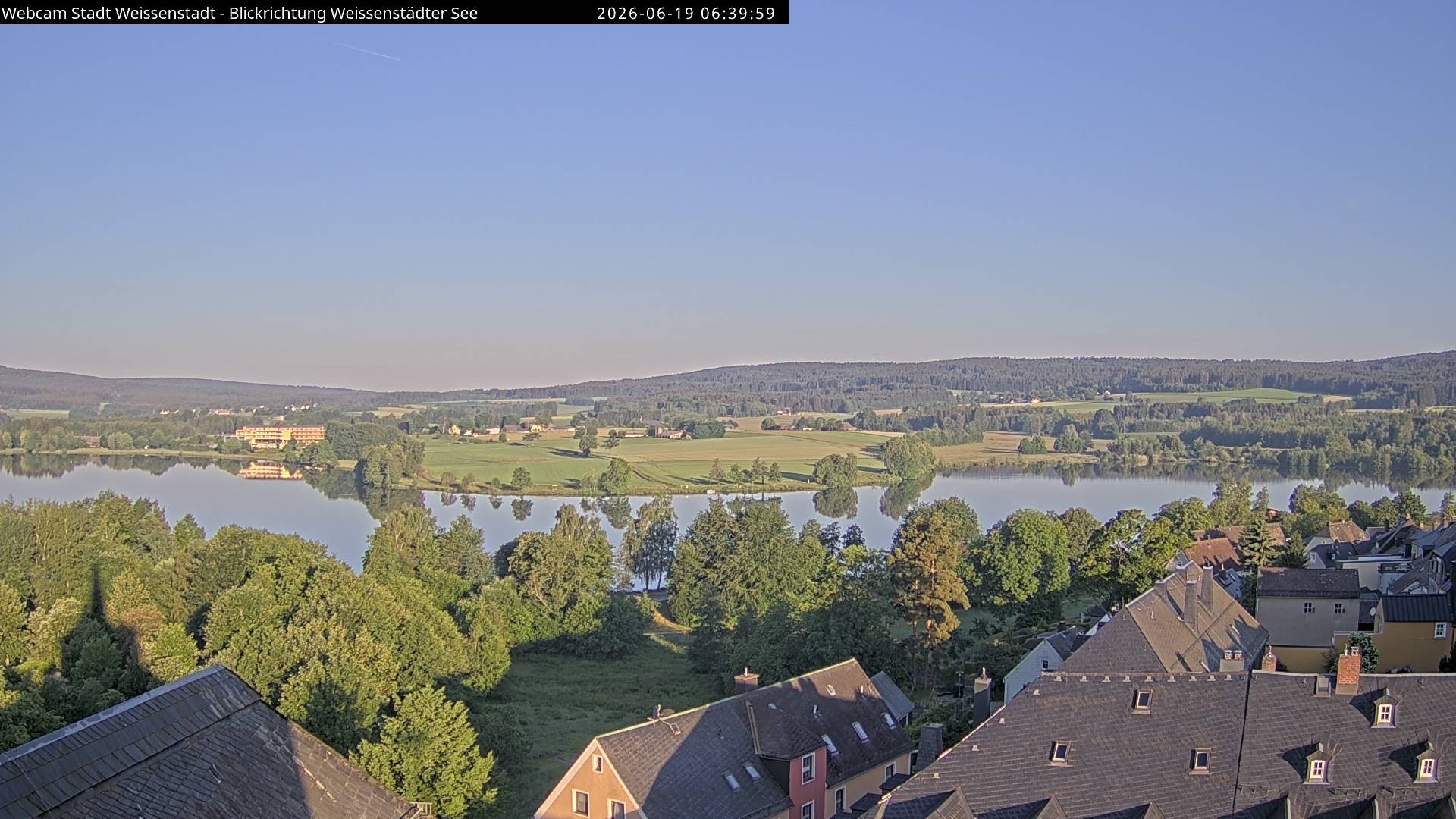 Archiv Foto Webcam Blick auf den Weißenstädter See