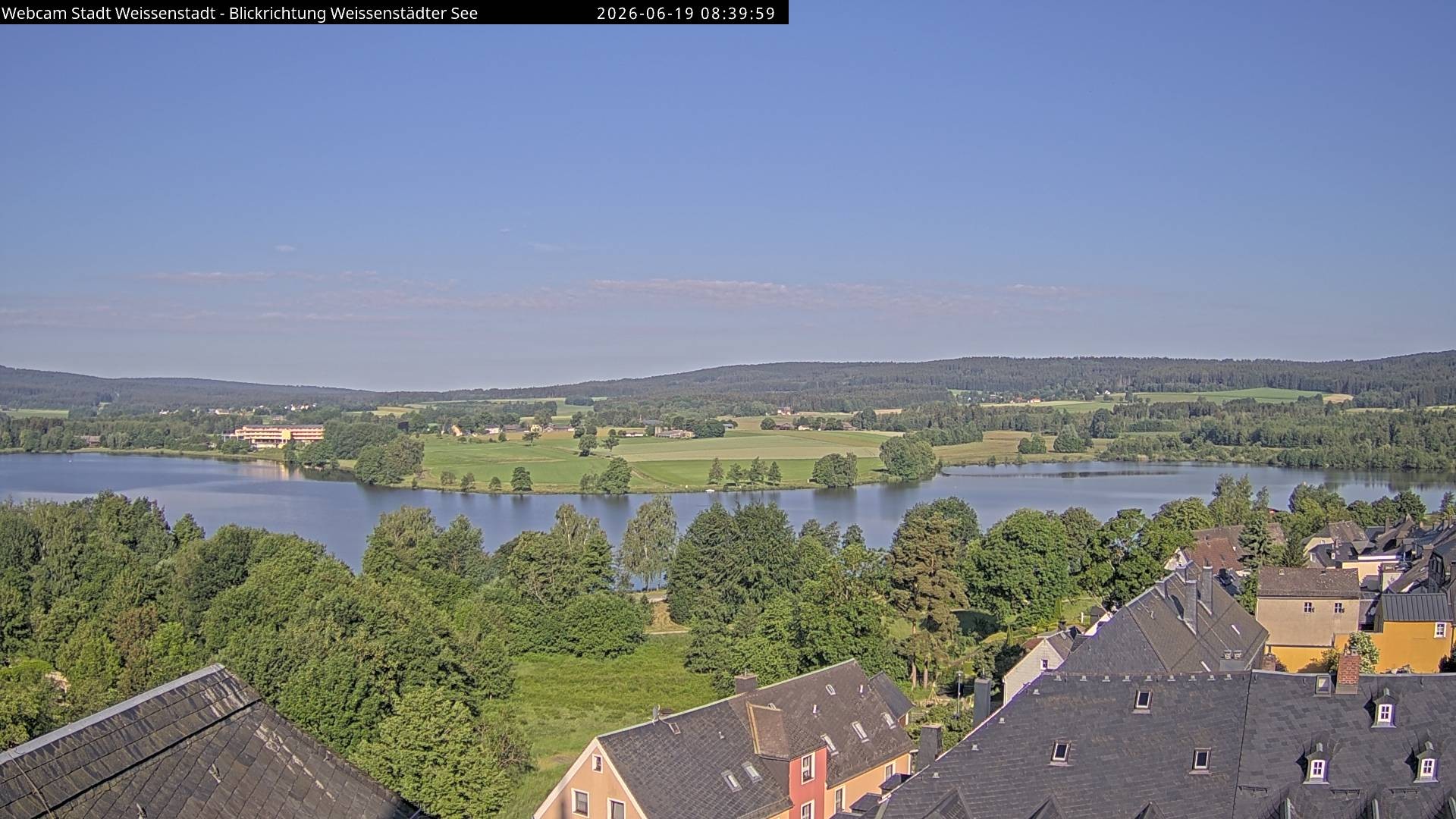 Archiv Foto Webcam Blick auf den Weißenstädter See