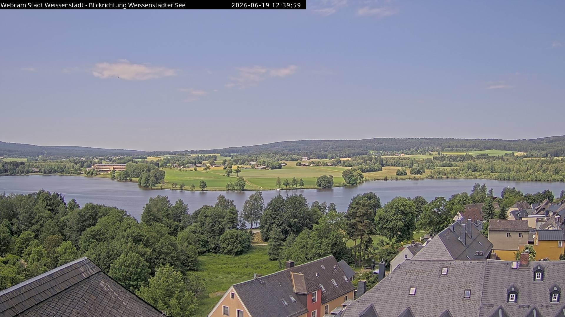 Archiv Foto Webcam Blick auf den Weißenstädter See