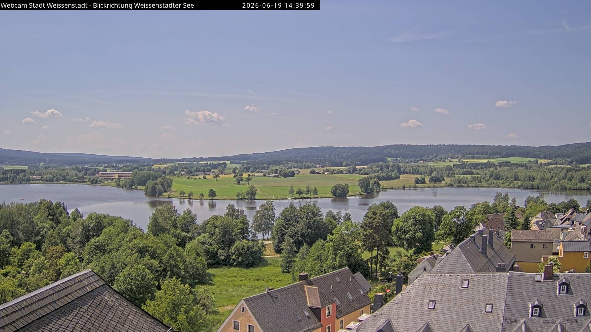 Archiv Foto Webcam Blick auf den Weißenstädter See