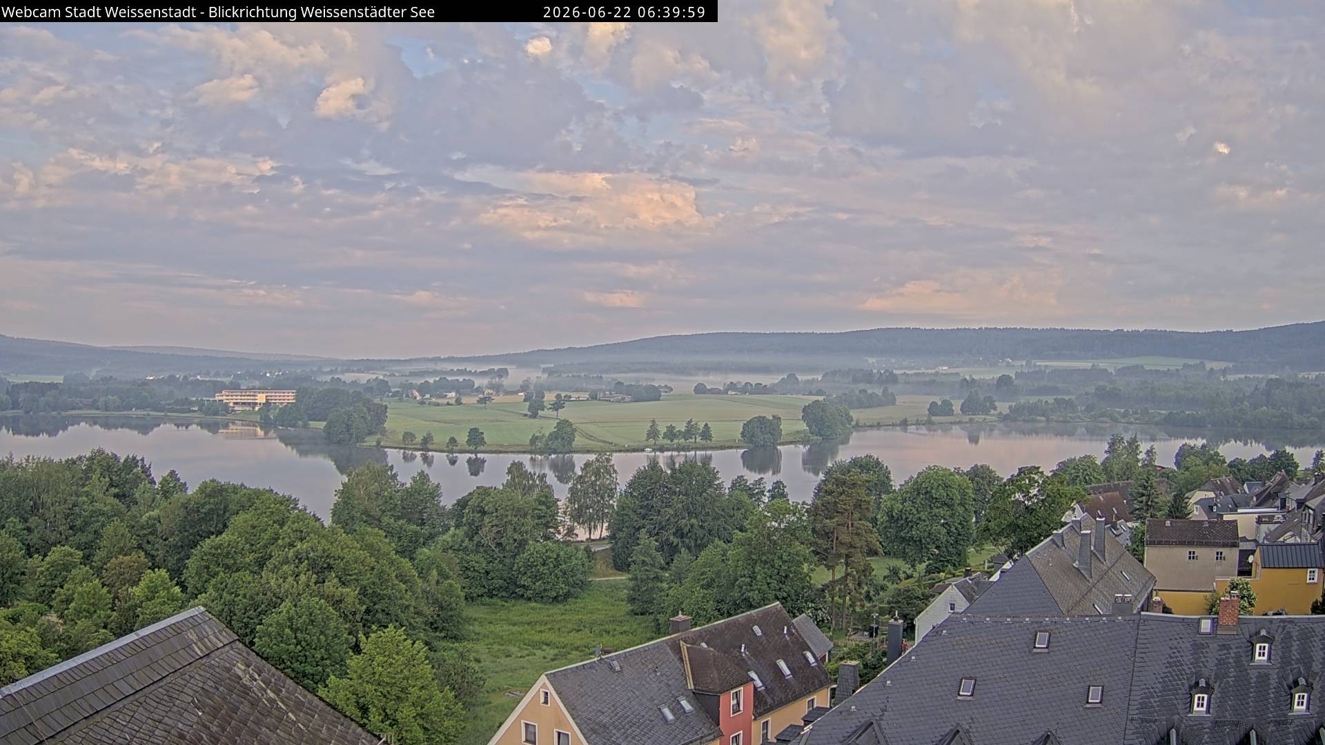 Archiv Foto Webcam Blick auf den Weißenstädter See