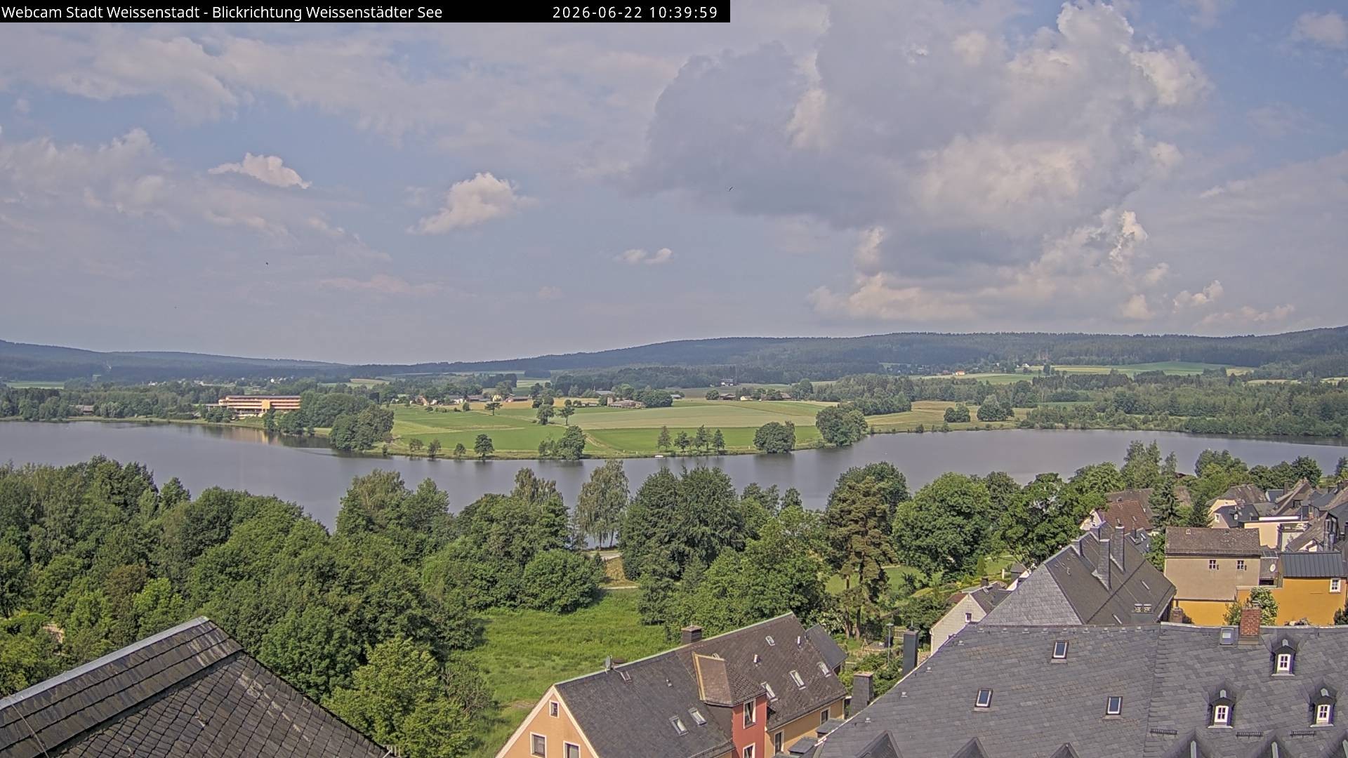 Archiv Foto Webcam Blick auf den Weißenstädter See