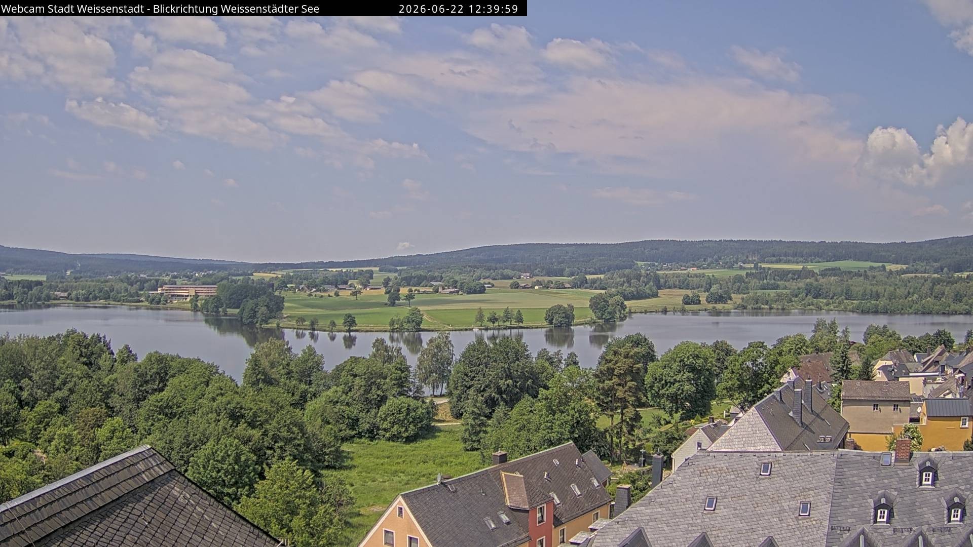 Archiv Foto Webcam Blick auf den Weißenstädter See