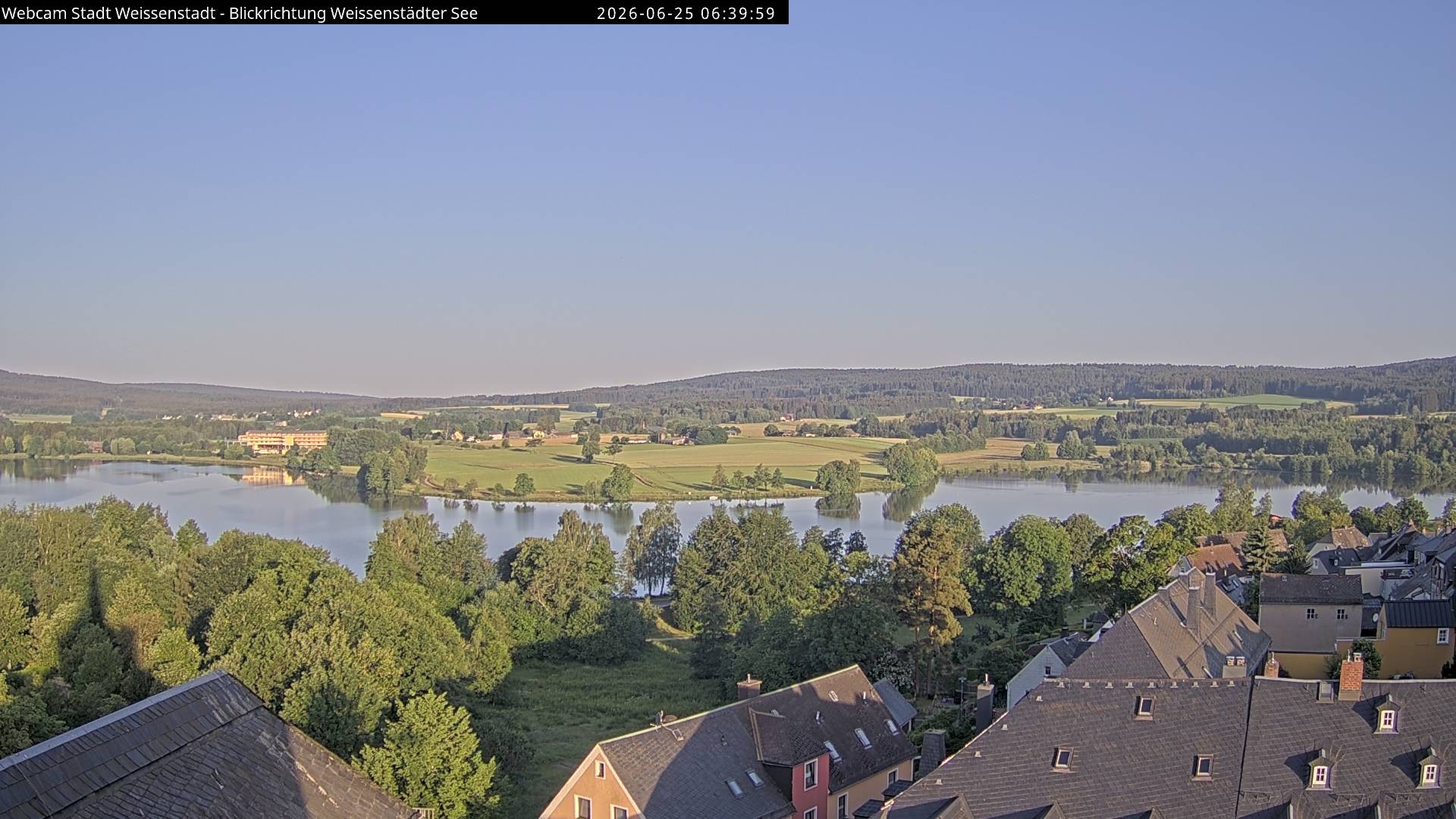 Archiv Foto Webcam Blick auf den Weißenstädter See