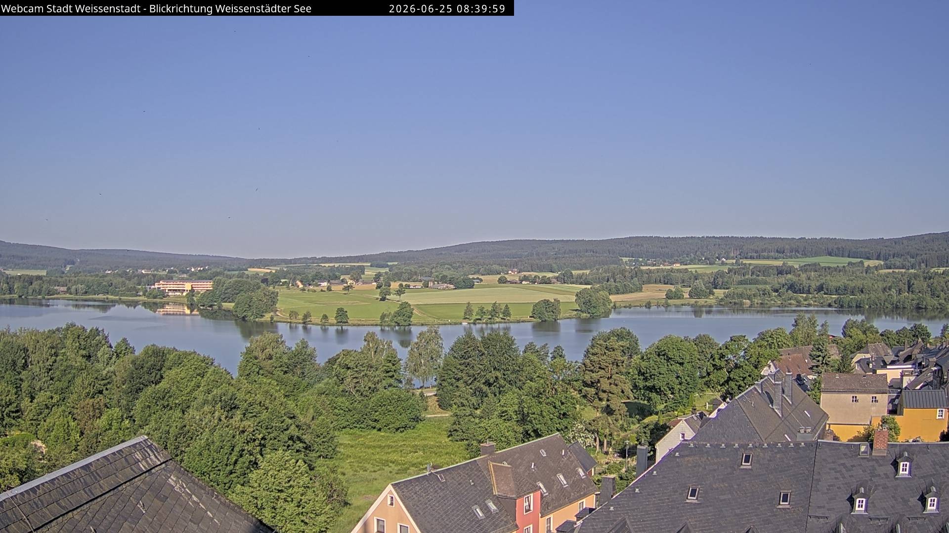 Archiv Foto Webcam Blick auf den Weißenstädter See