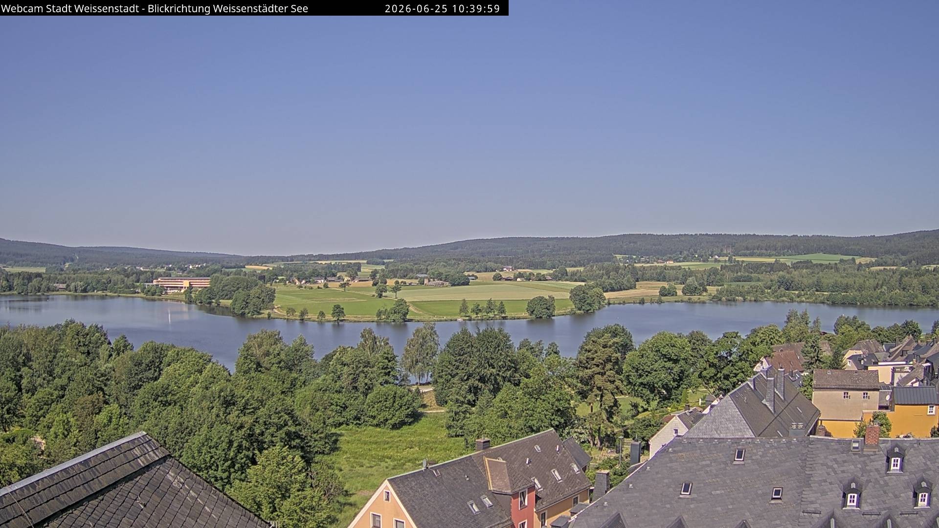 Archiv Foto Webcam Blick auf den Weißenstädter See