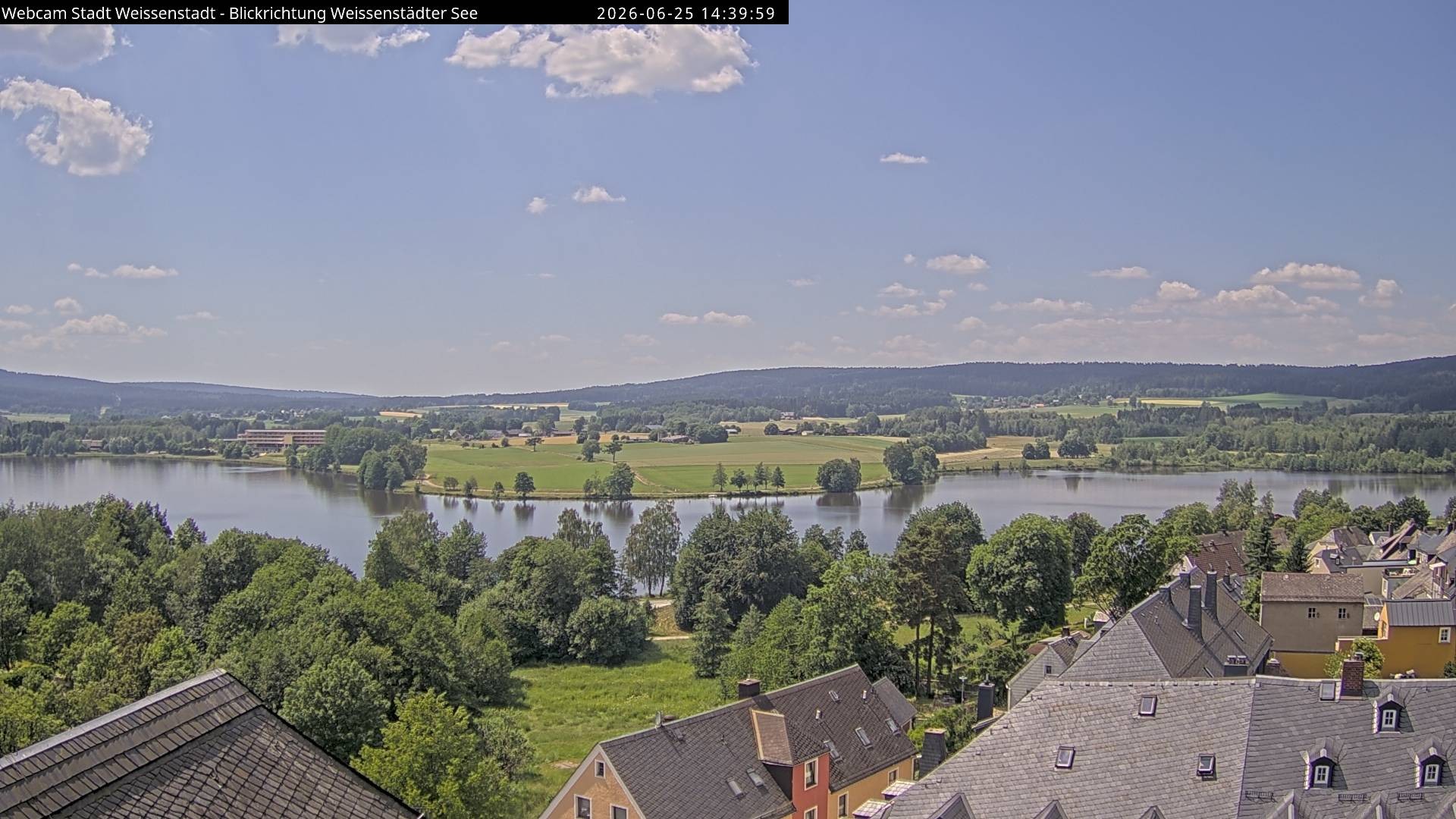 Archiv Foto Webcam Blick auf den Weißenstädter See