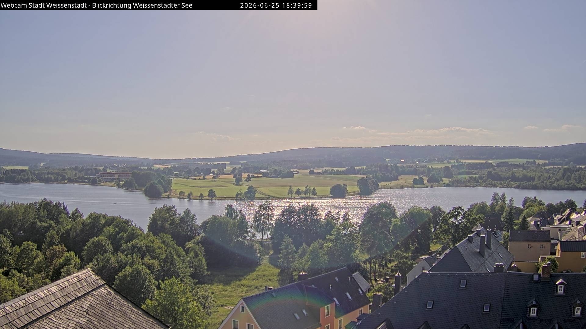 Archiv Foto Webcam Blick auf den Weißenstädter See