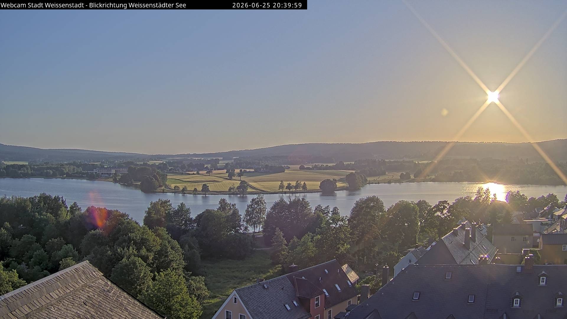 Archiv Foto Webcam Blick auf den Weißenstädter See
