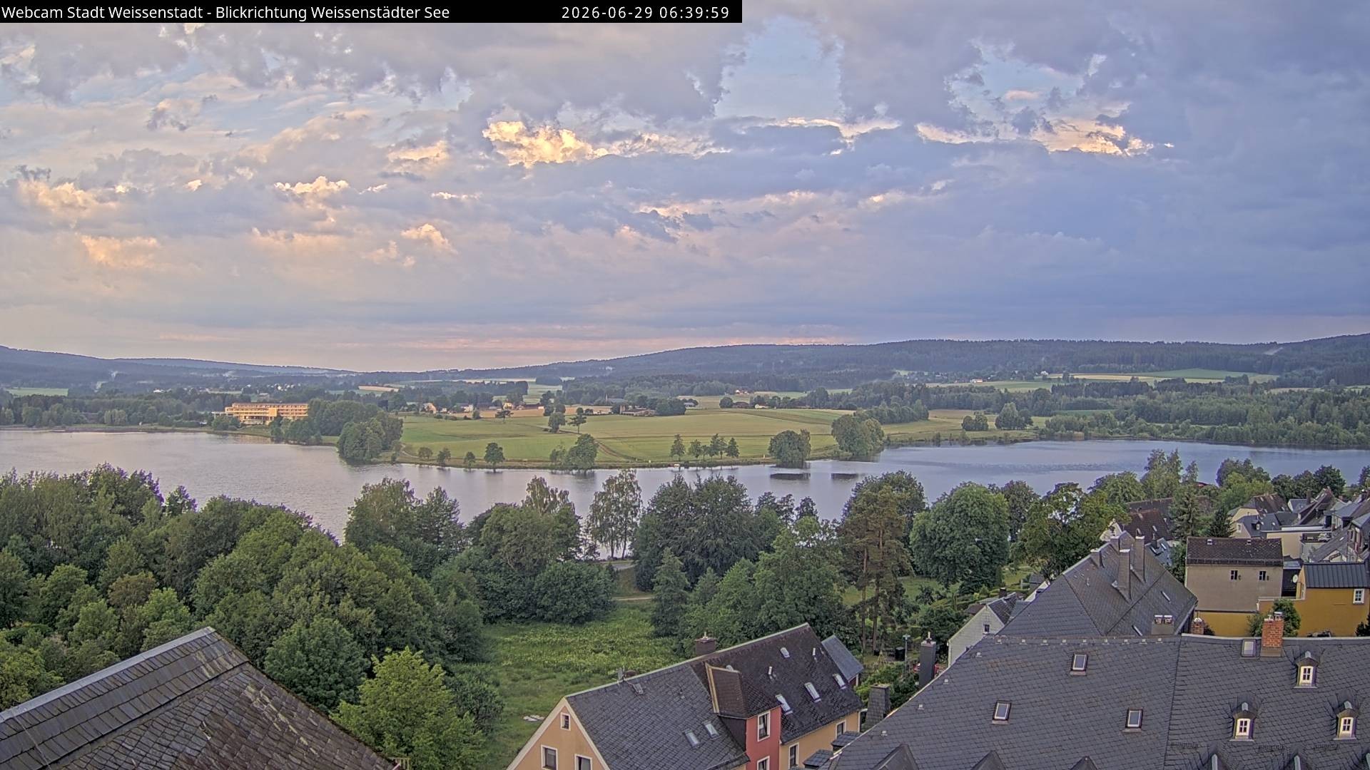 Archiv Foto Webcam Blick auf den Weißenstädter See