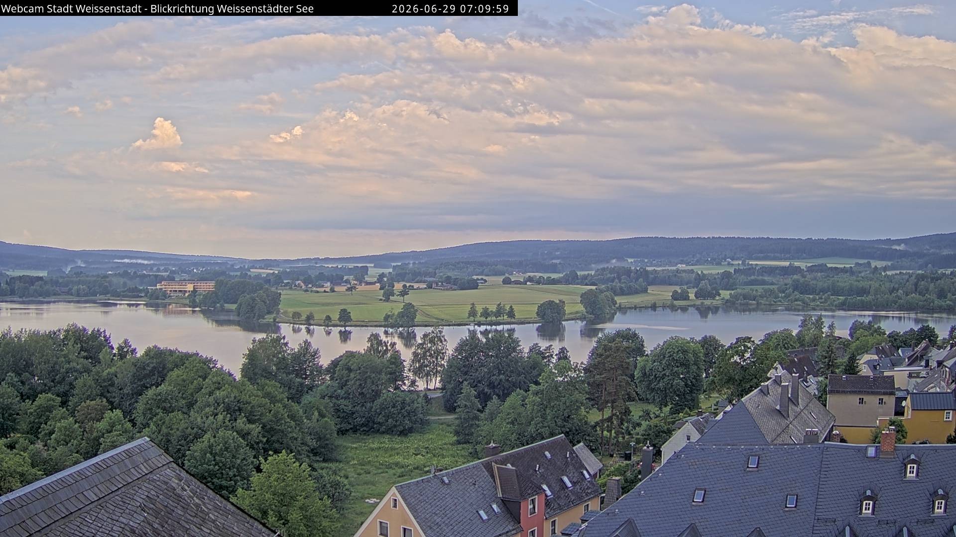 Archiv Foto Webcam Blick auf den Weißenstädter See