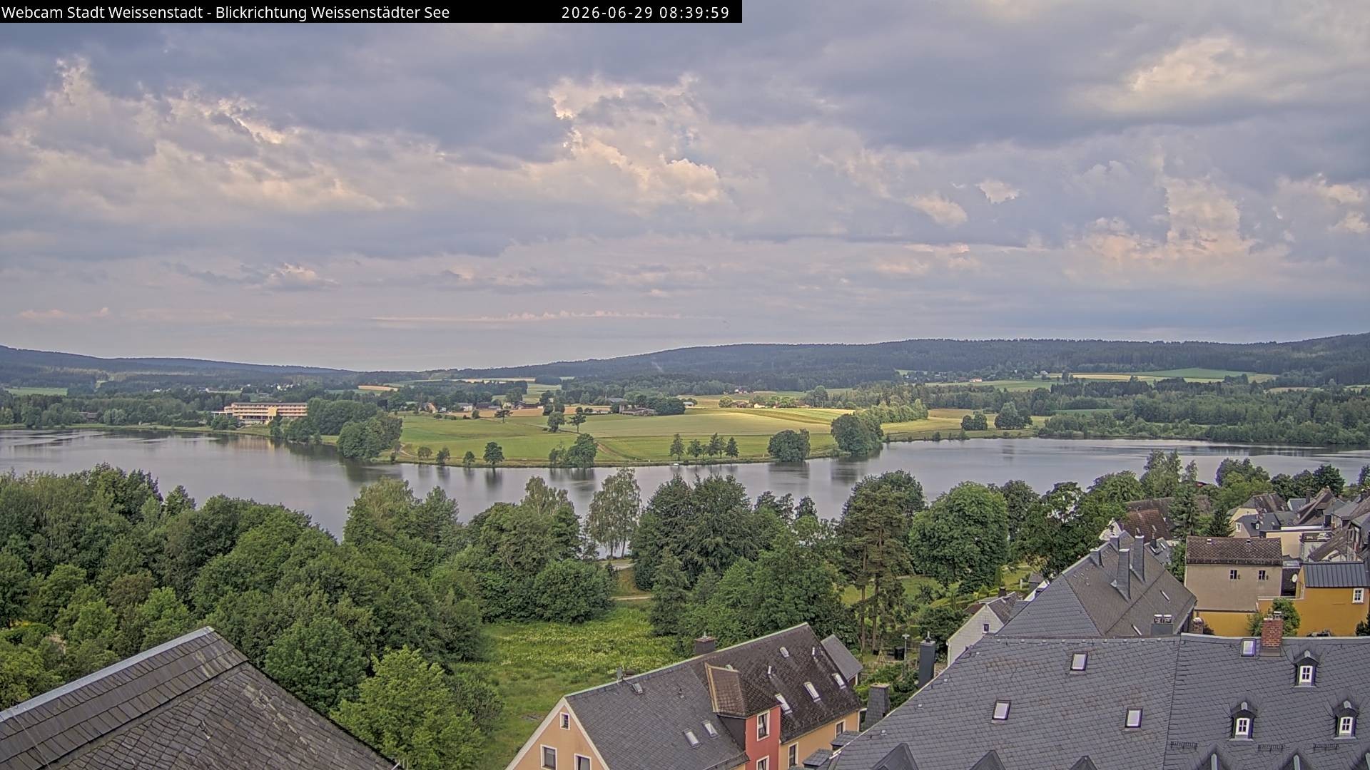 Archiv Foto Webcam Blick auf den Weißenstädter See