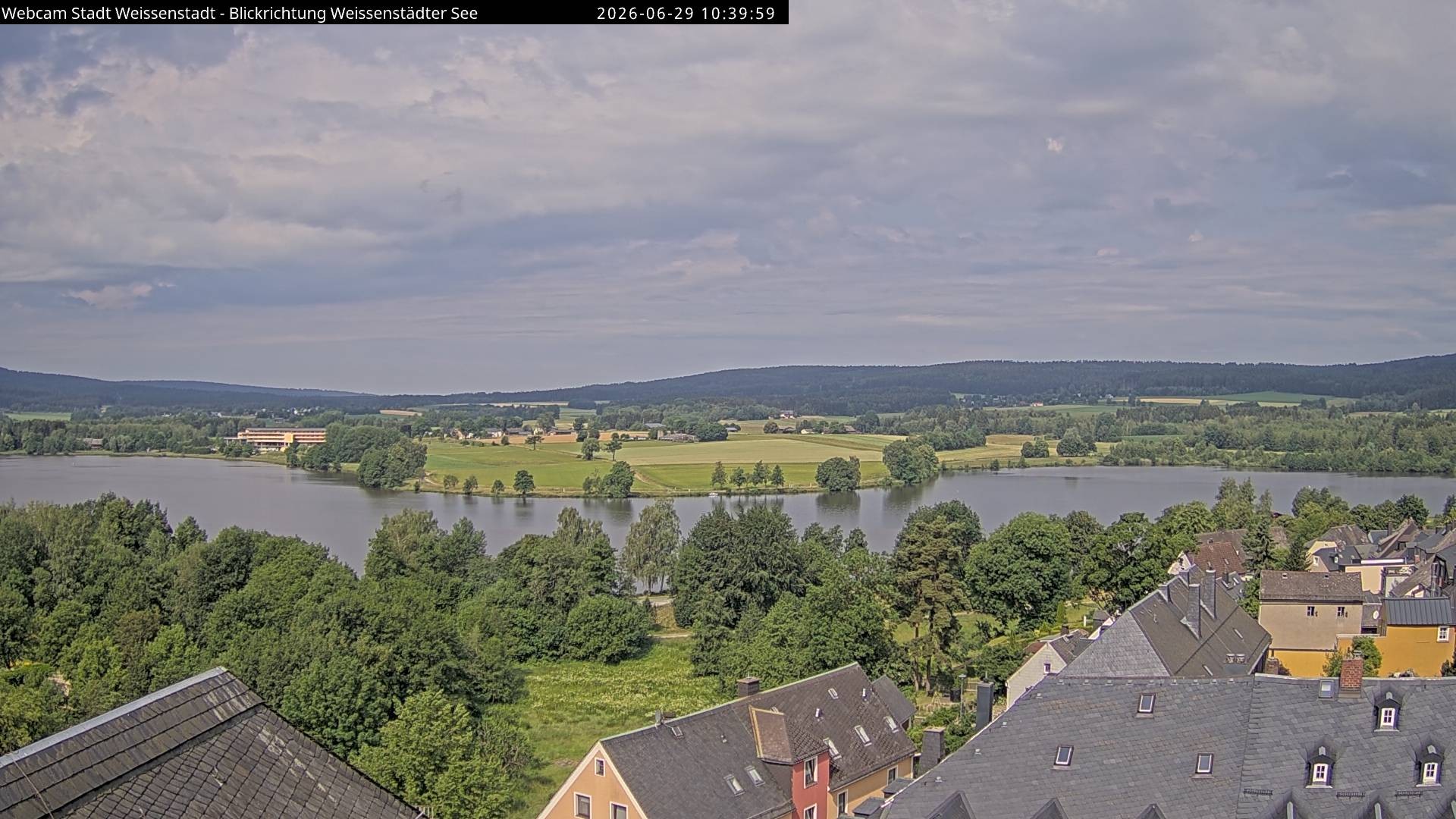 Archiv Foto Webcam Blick auf den Weißenstädter See
