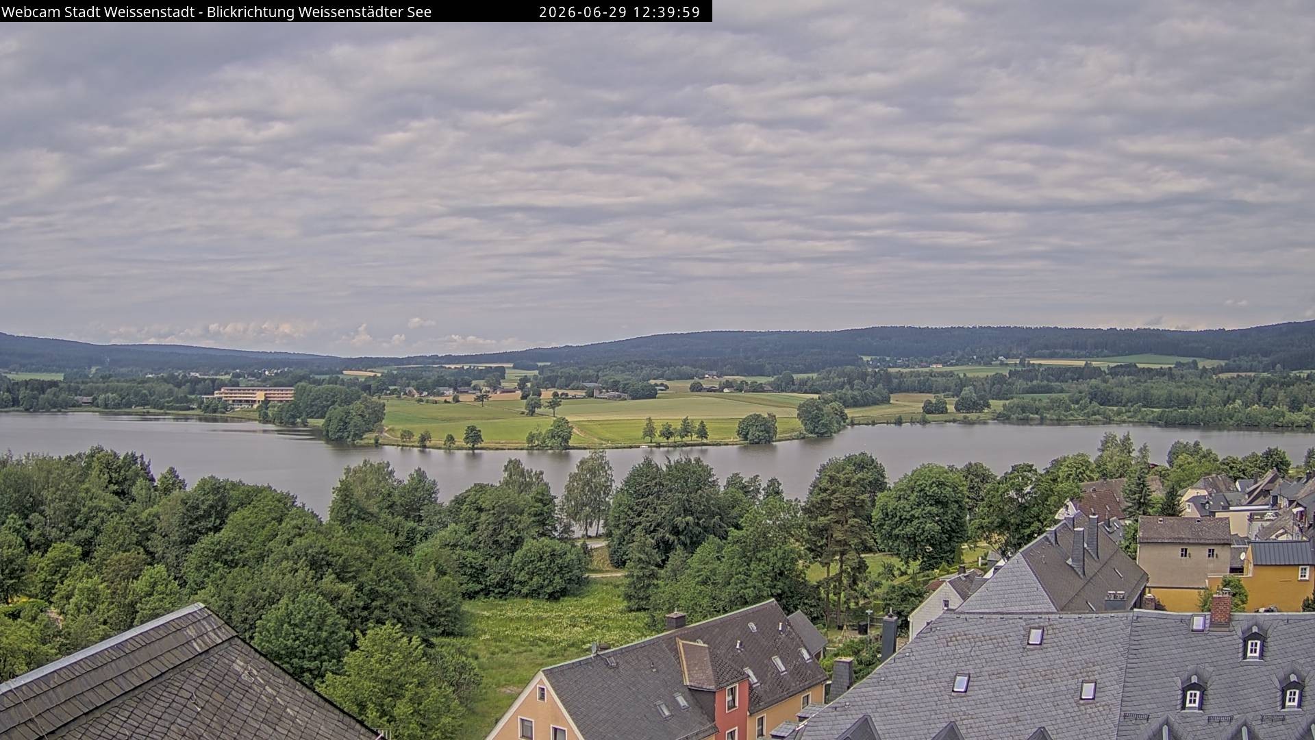 Archiv Foto Webcam Blick auf den Weißenstädter See