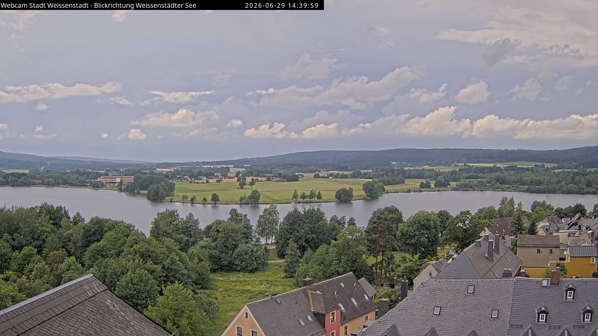 Archiv Foto Webcam Blick auf den Weißenstädter See