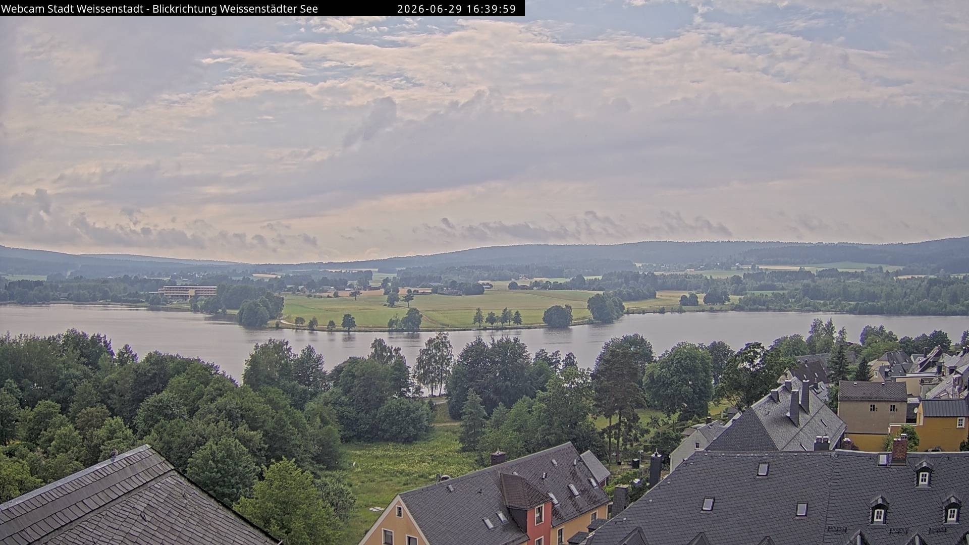 Archiv Foto Webcam Blick auf den Weißenstädter See