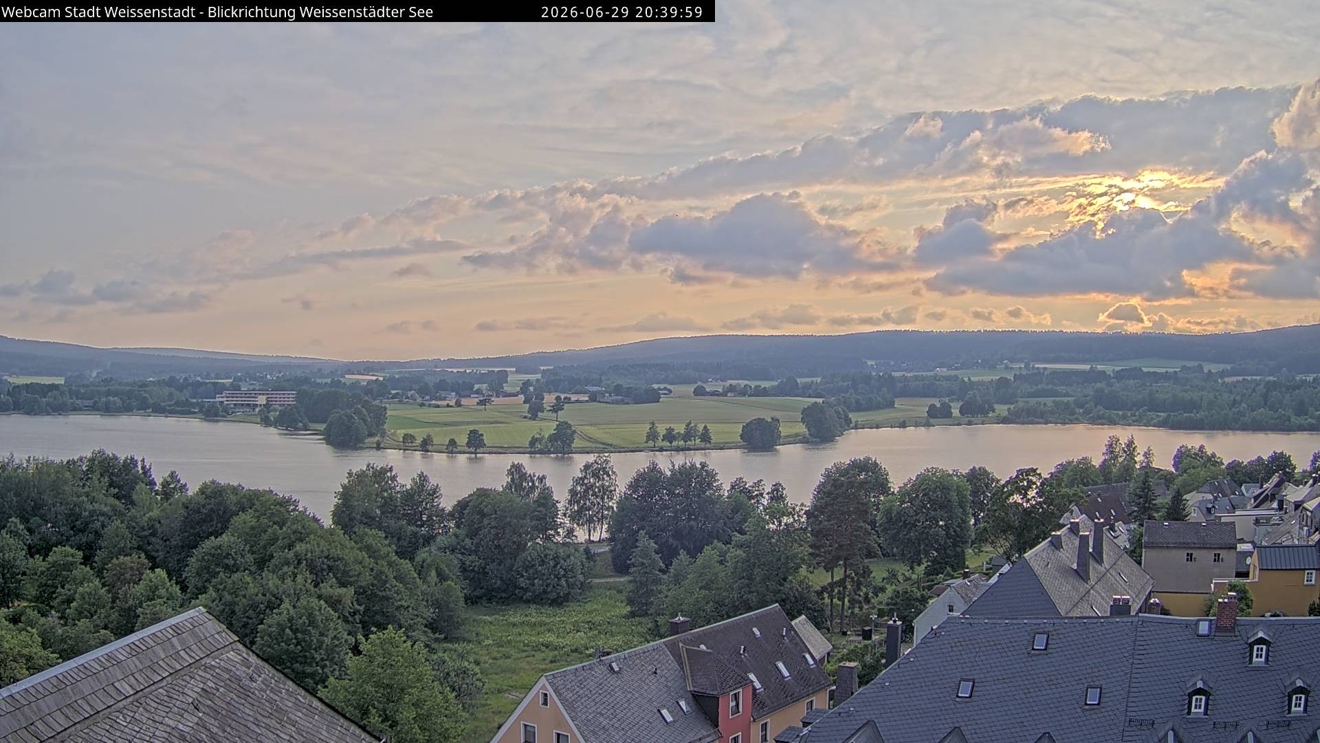 Archiv Foto Webcam Blick auf den Weißenstädter See