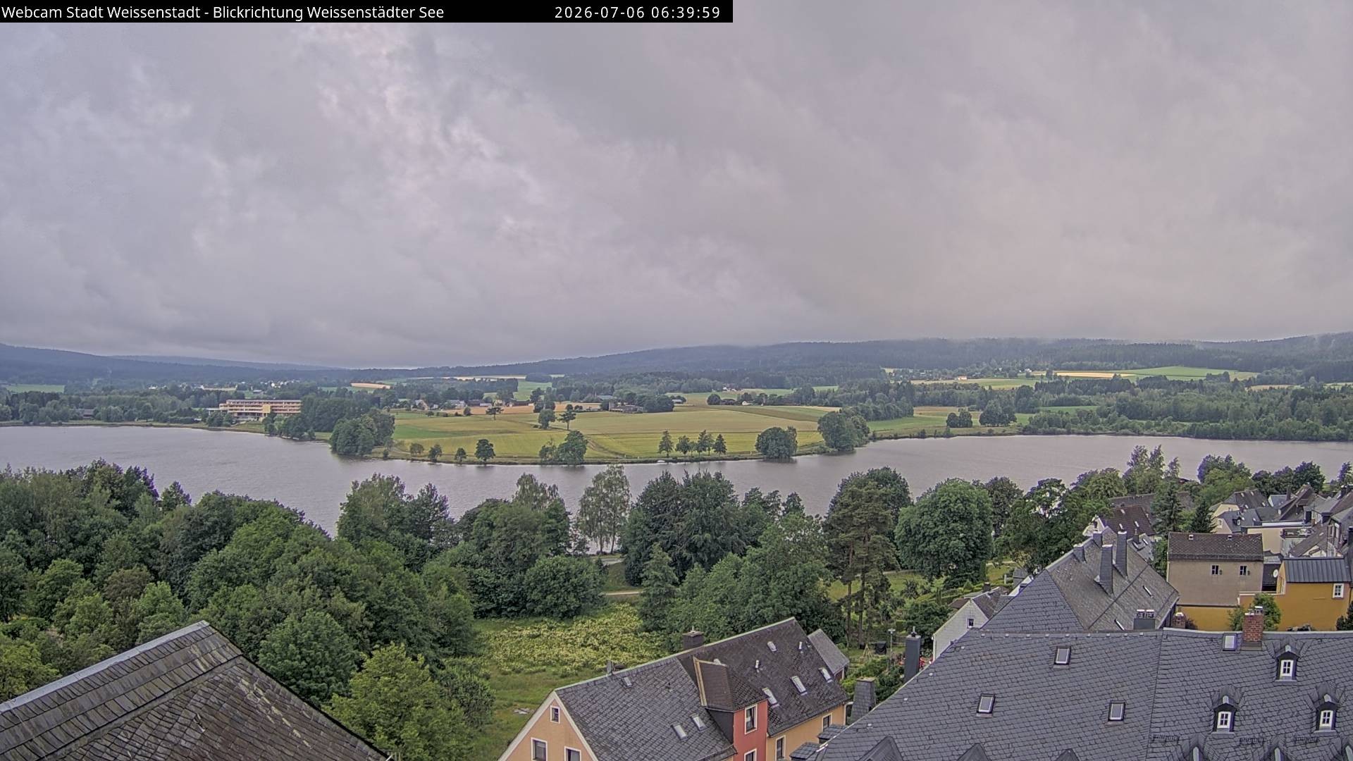 Archiv Foto Webcam Blick auf den Weißenstädter See