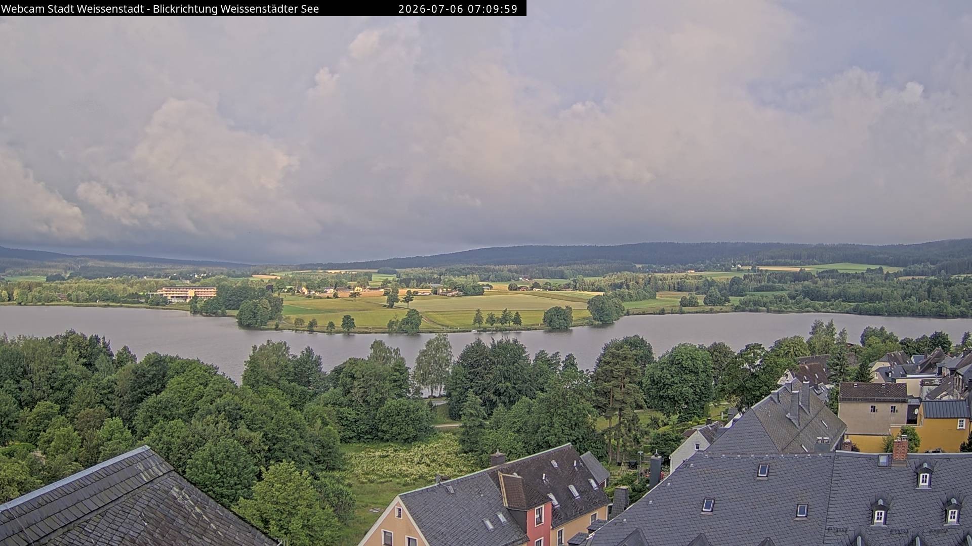 Archiv Foto Webcam Blick auf den Weißenstädter See