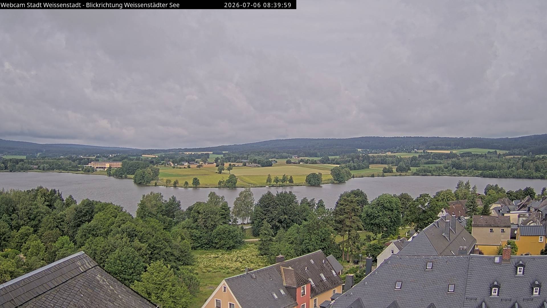 Archiv Foto Webcam Blick auf den Weißenstädter See