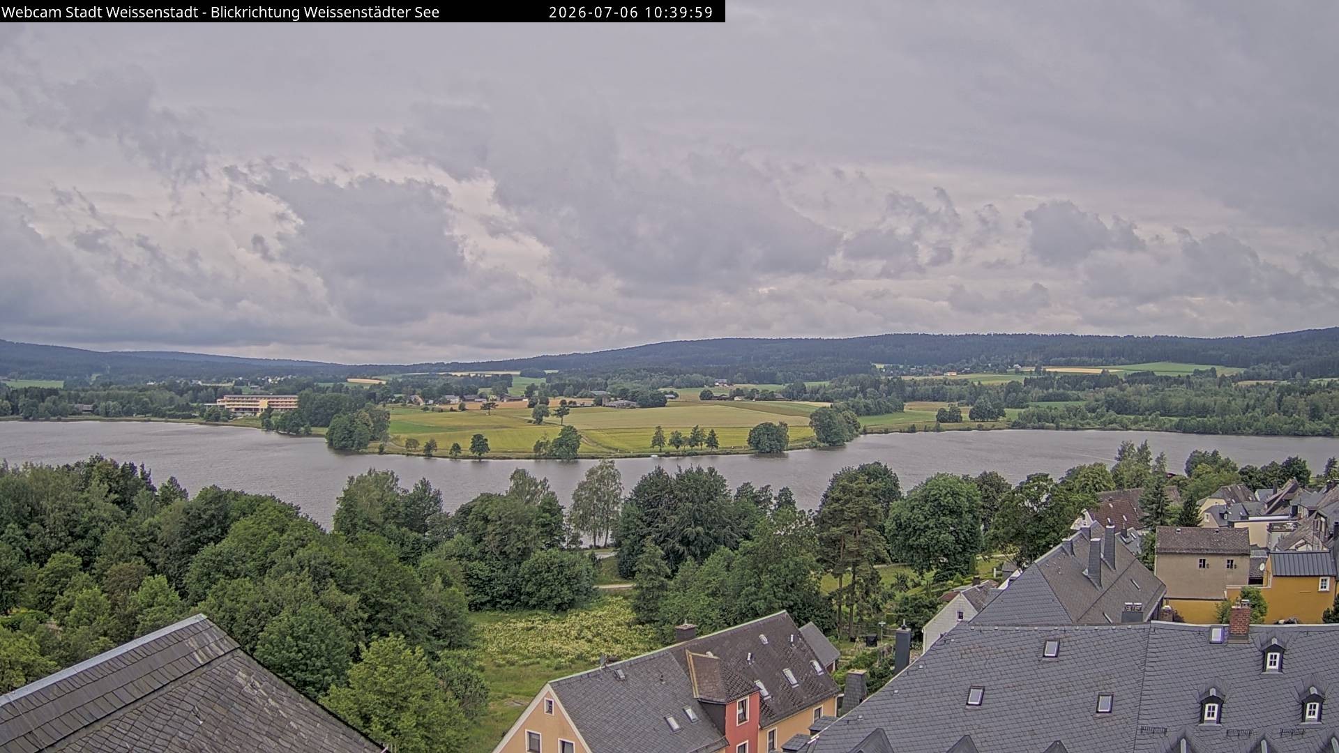 Archiv Foto Webcam Blick auf den Weißenstädter See