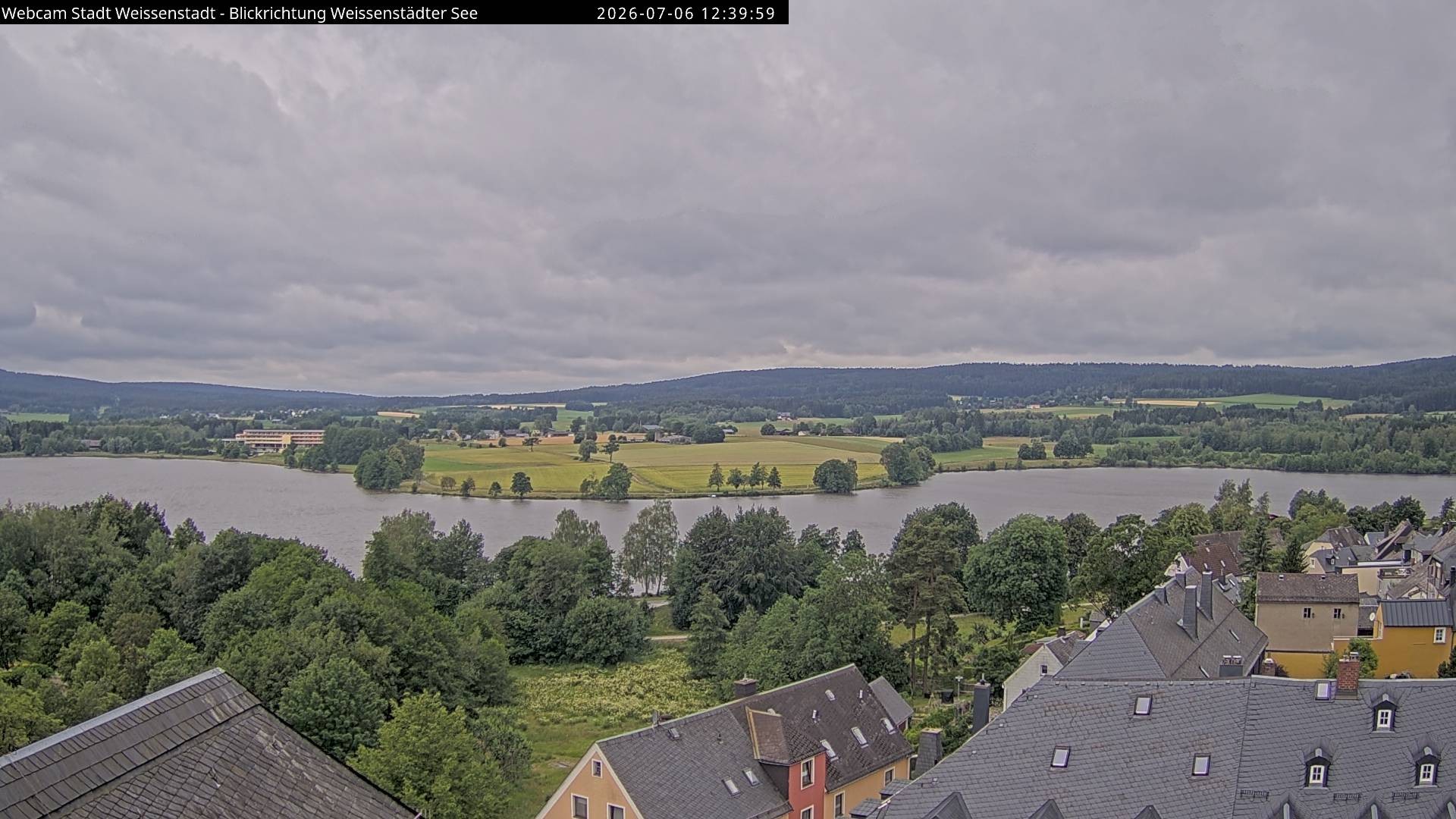 Archiv Foto Webcam Blick auf den Weißenstädter See