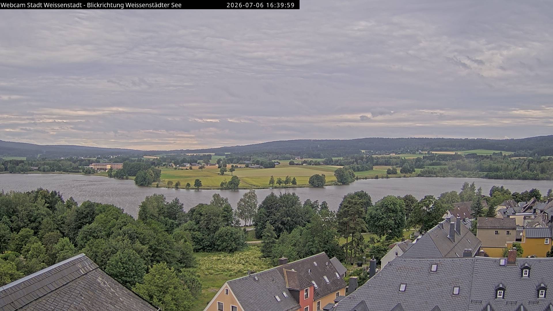 Archiv Foto Webcam Blick auf den Weißenstädter See