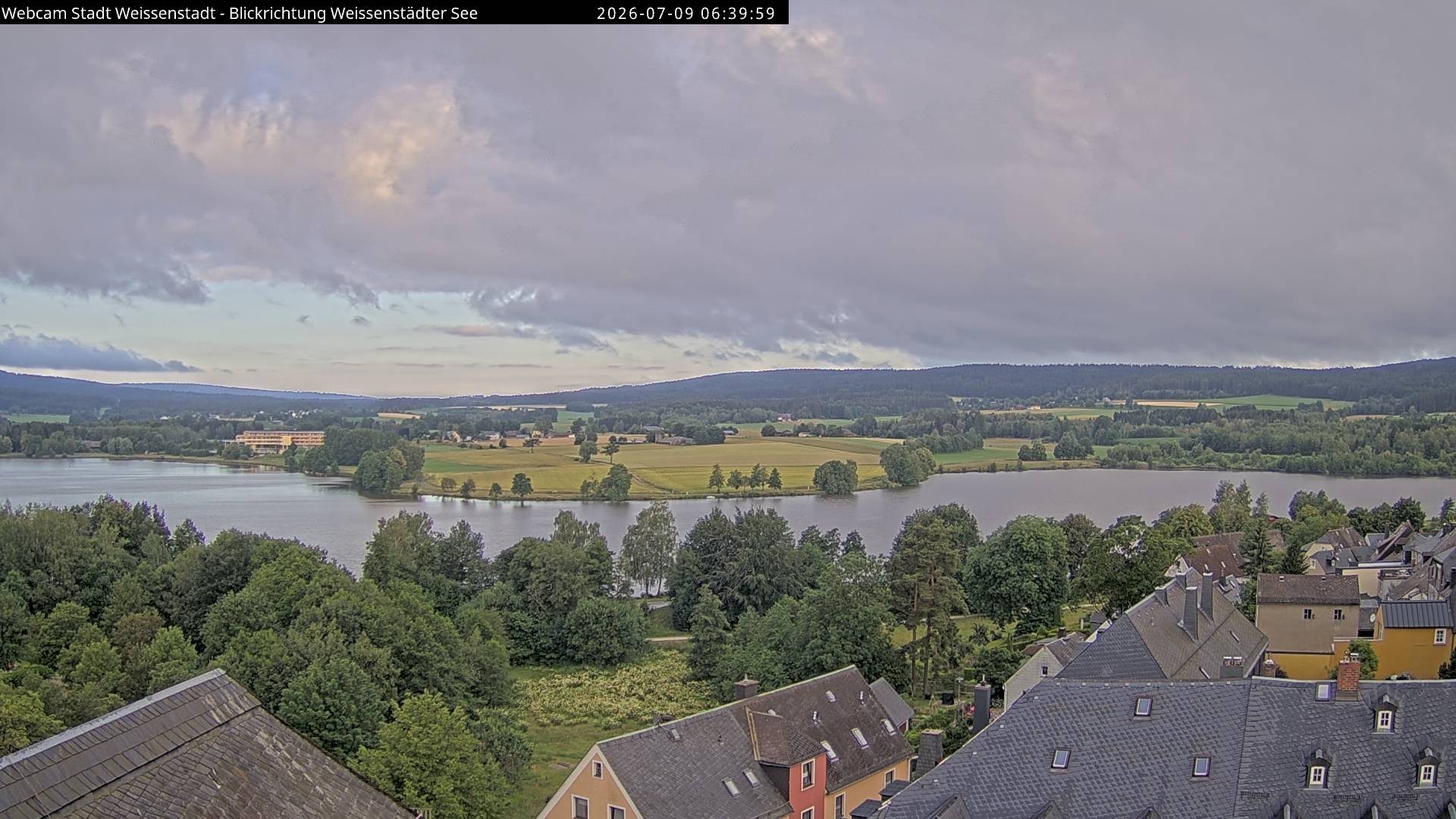 Archiv Foto Webcam Blick auf den Weißenstädter See