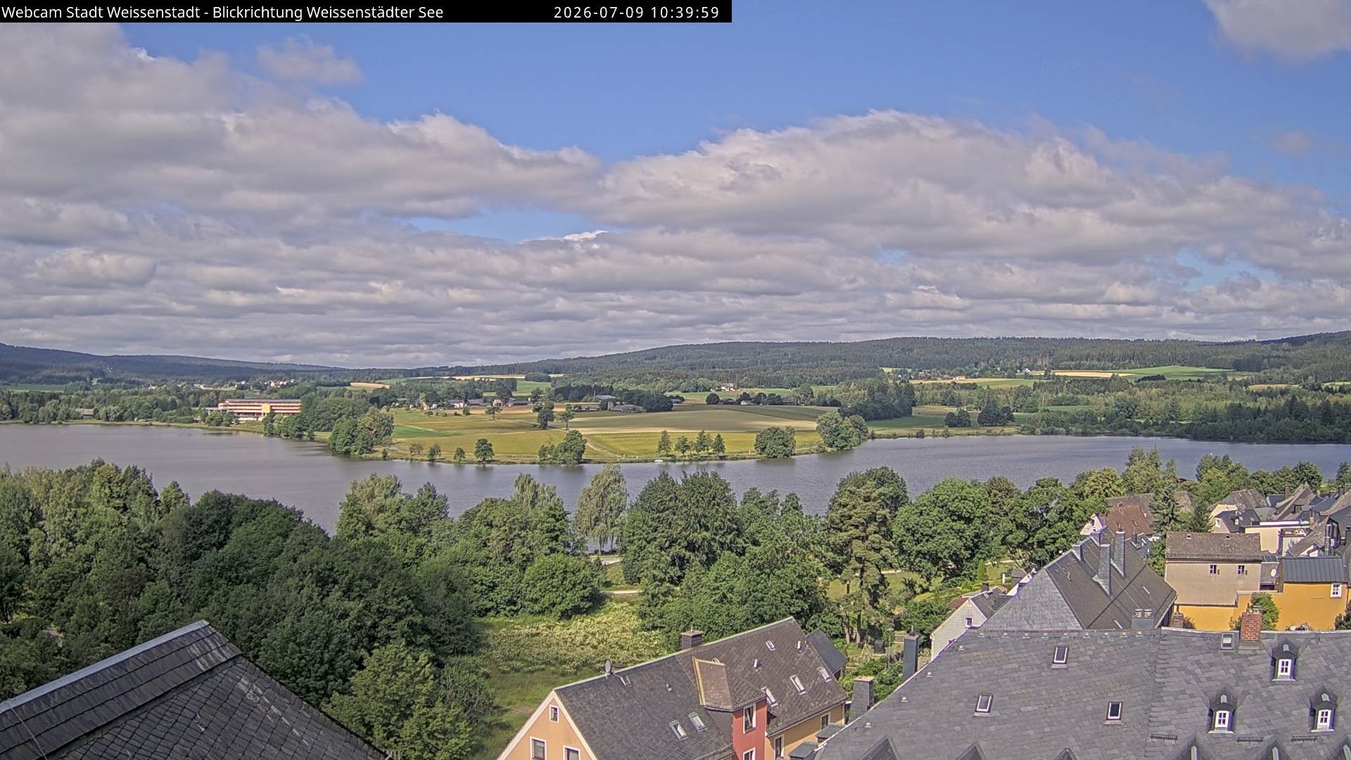 Archiv Foto Webcam Blick auf den Weißenstädter See