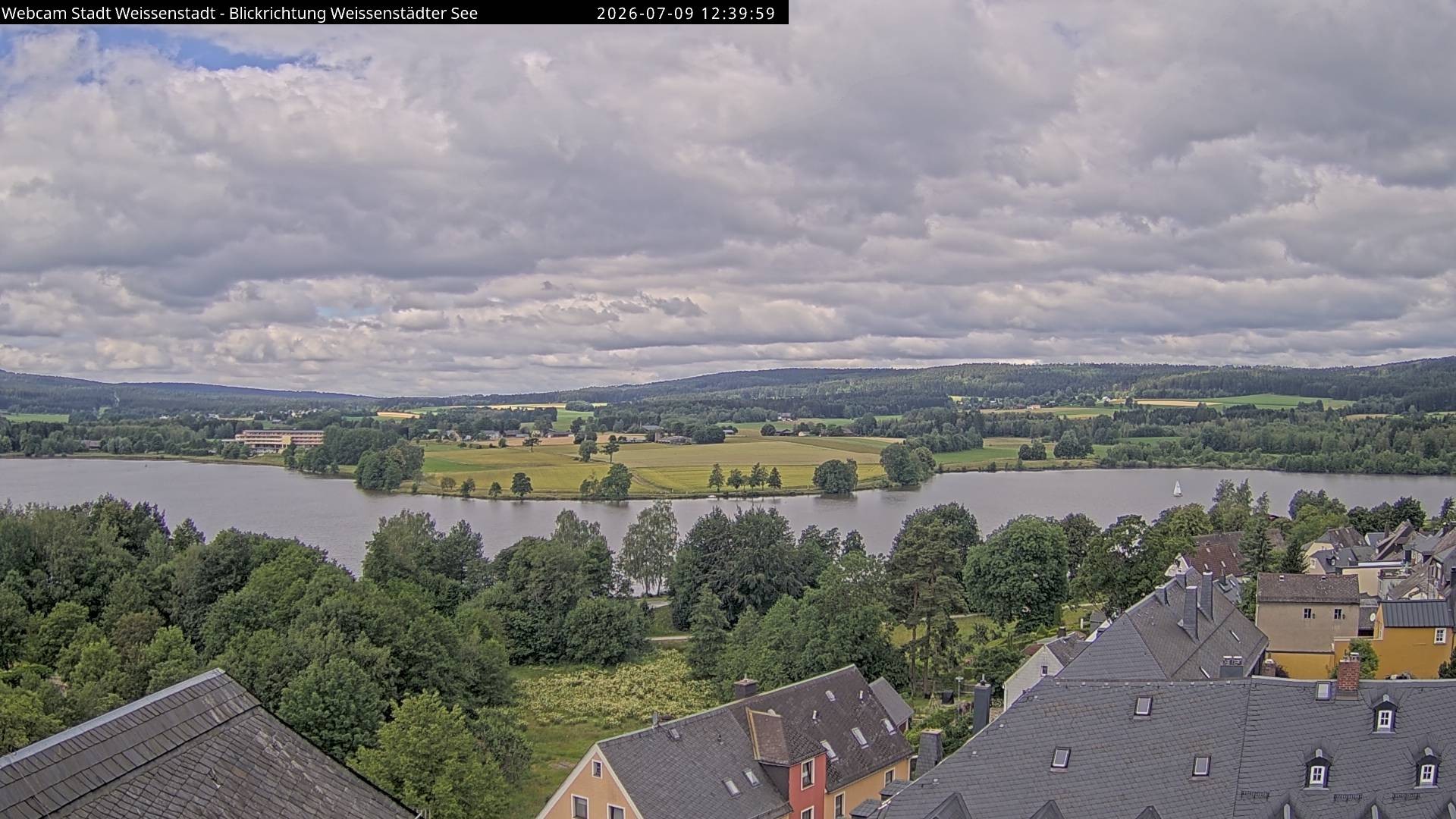 Archiv Foto Webcam Blick auf den Weißenstädter See