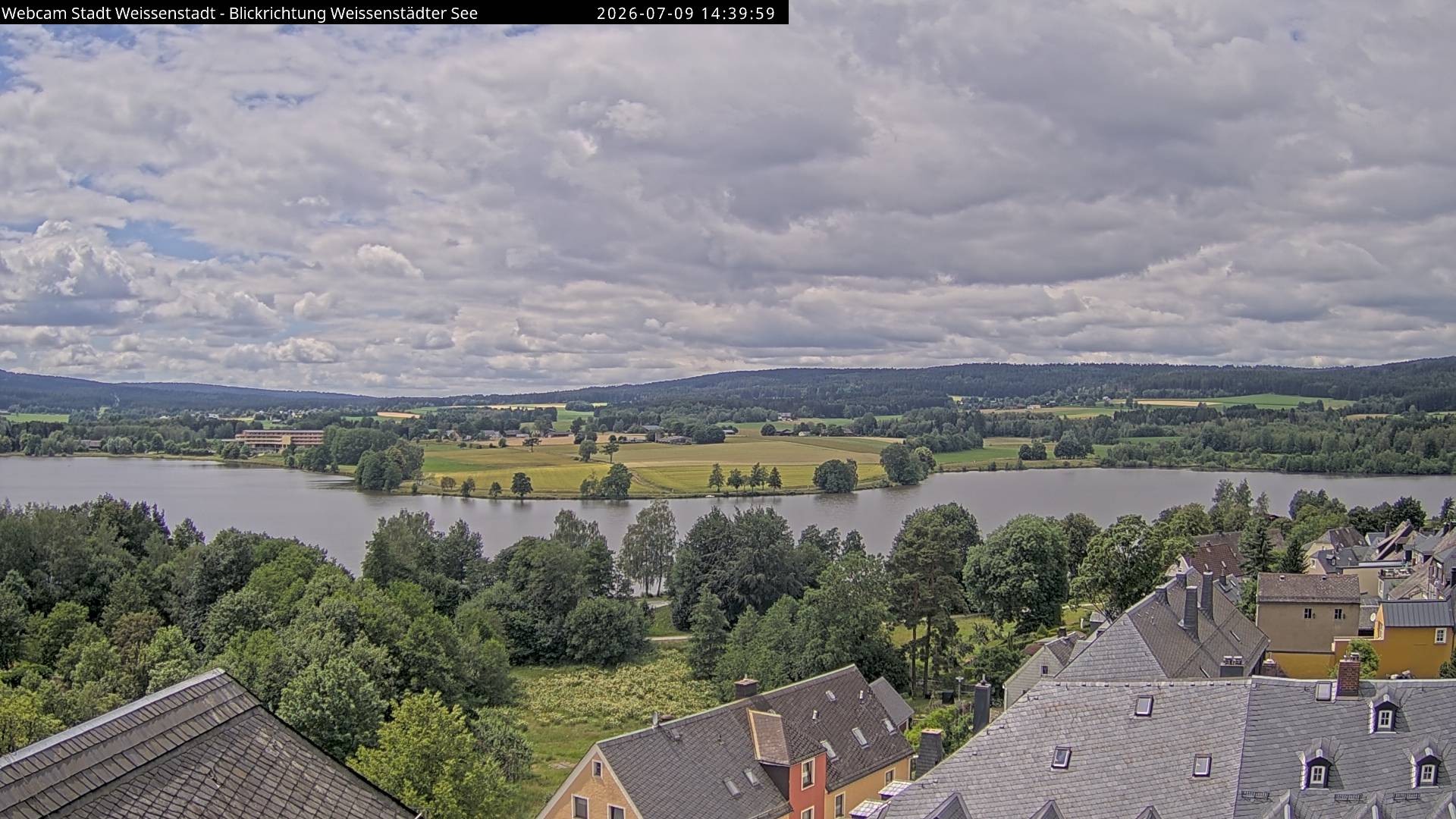 Archiv Foto Webcam Blick auf den Weißenstädter See