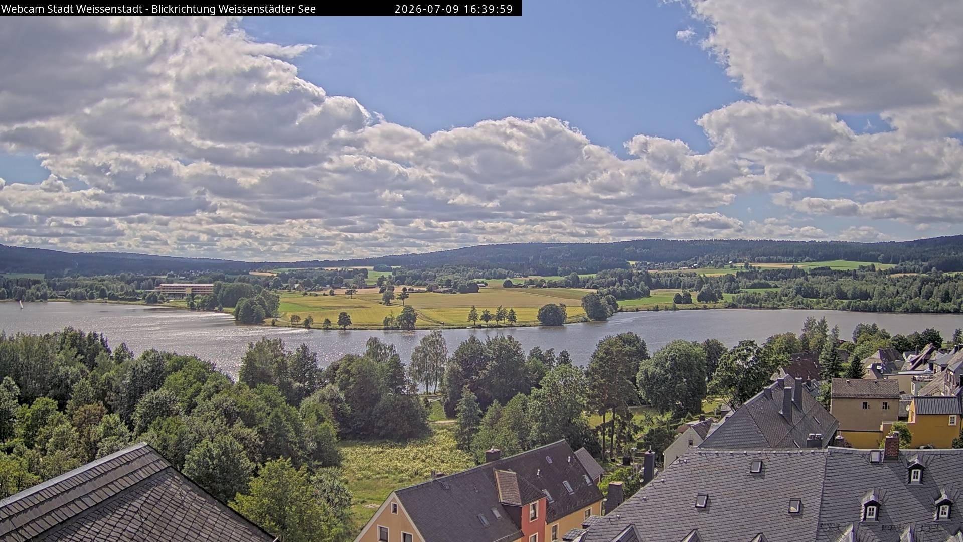 Archiv Foto Webcam Blick auf den Weißenstädter See