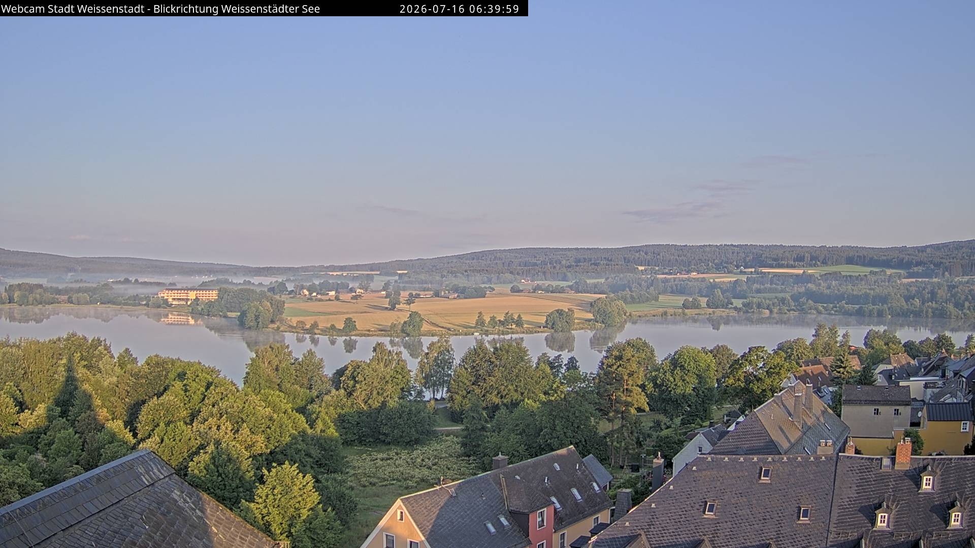 Archiv Foto Webcam Blick auf den Weißenstädter See