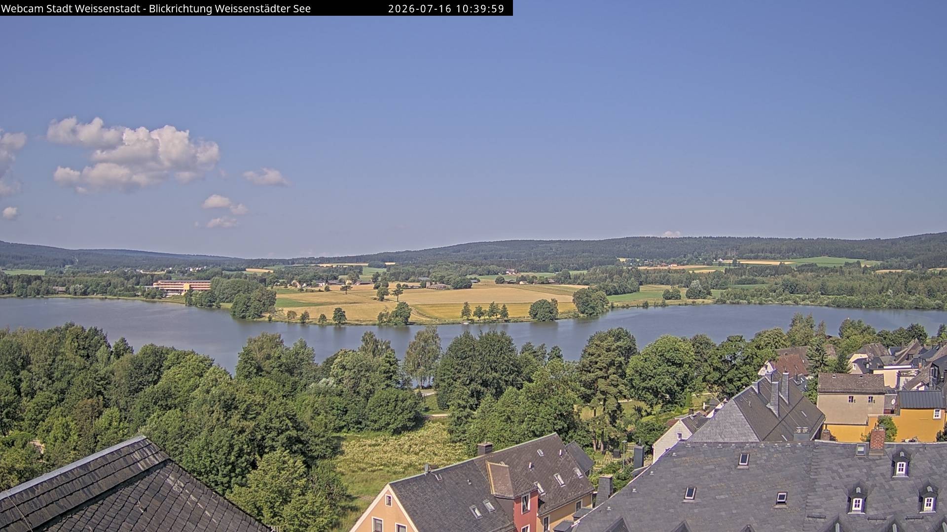 Archiv Foto Webcam Blick auf den Weißenstädter See