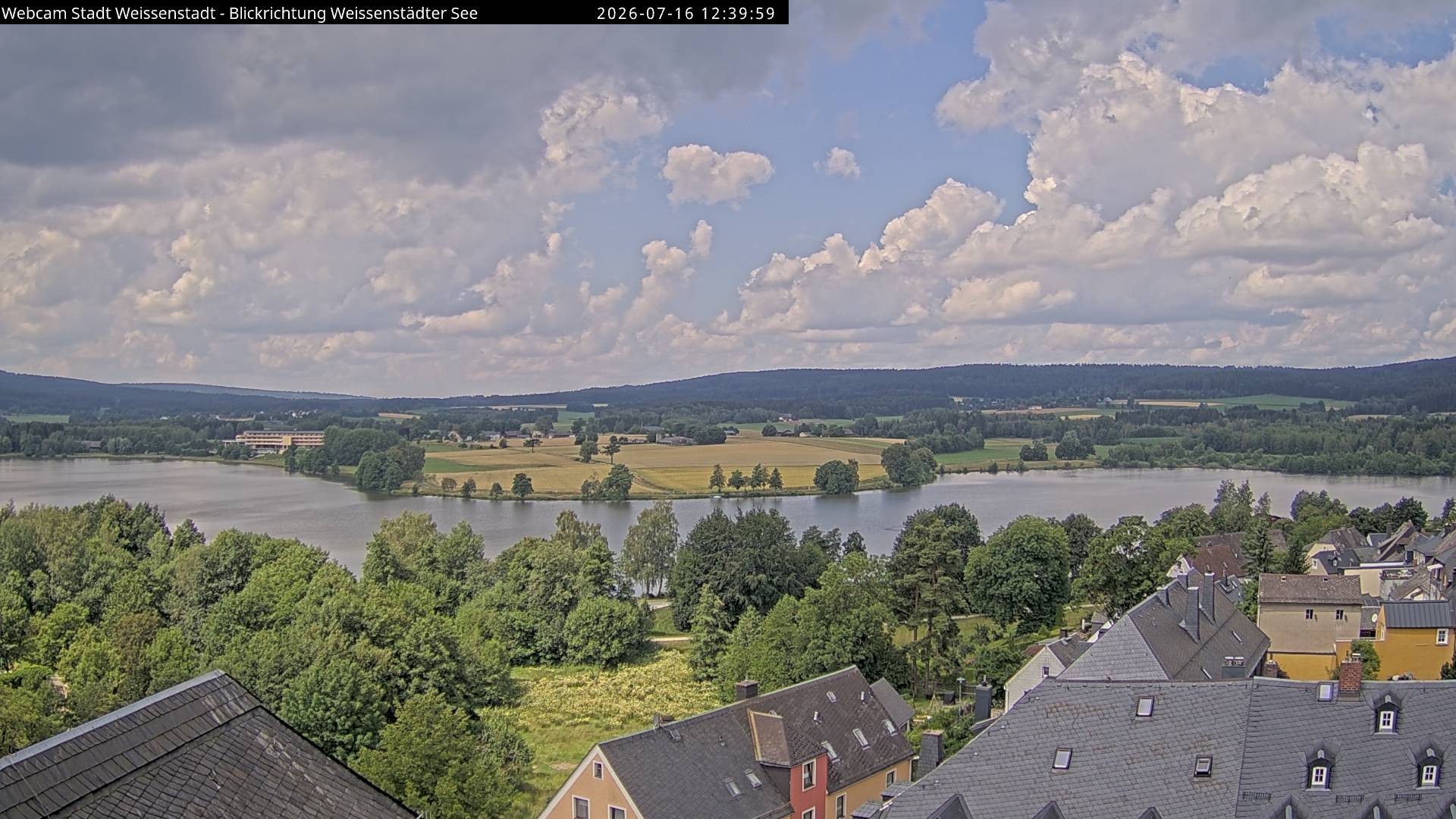 Archiv Foto Webcam Blick auf den Weißenstädter See