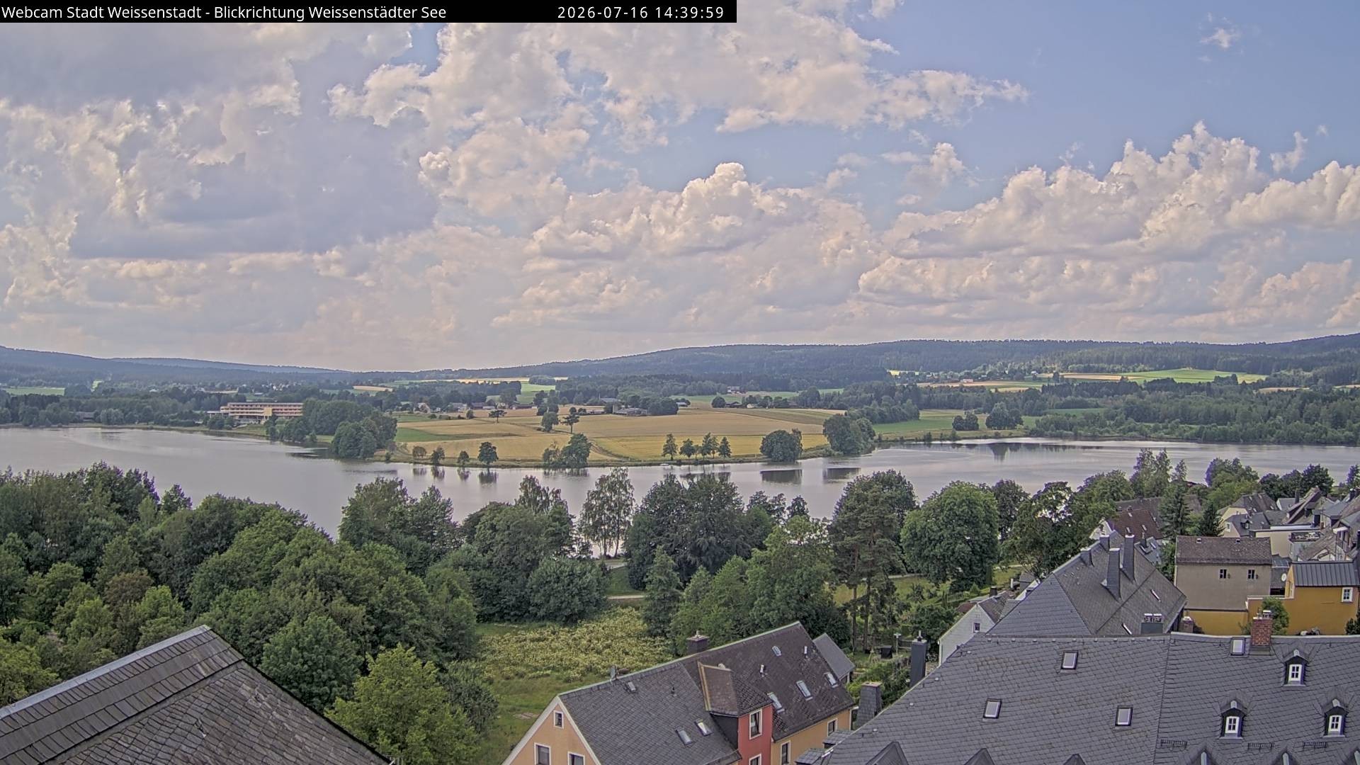 Archiv Foto Webcam Blick auf den Weißenstädter See