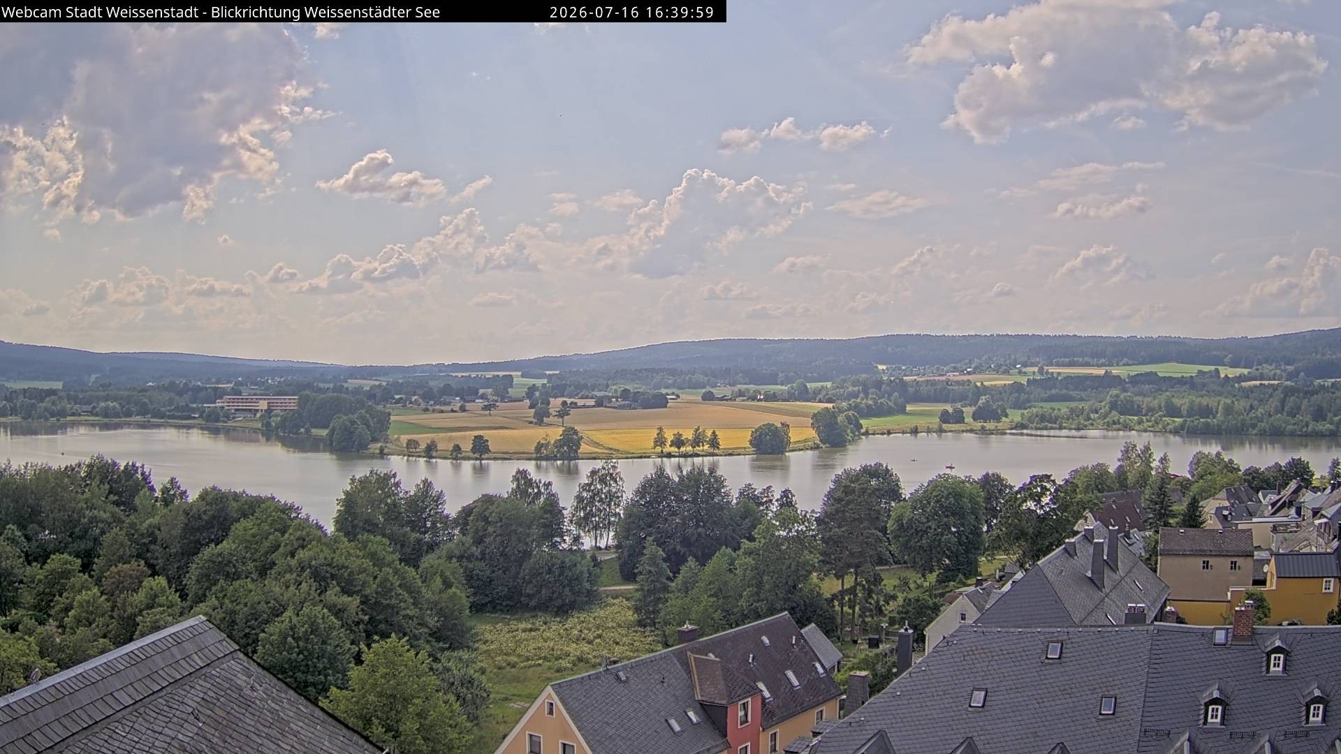 Archiv Foto Webcam Blick auf den Weißenstädter See