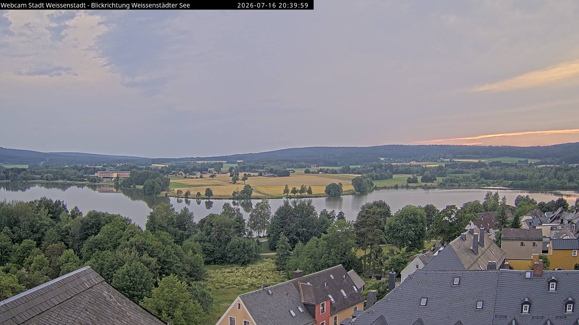 Archiv Foto Webcam Blick auf den Weißenstädter See