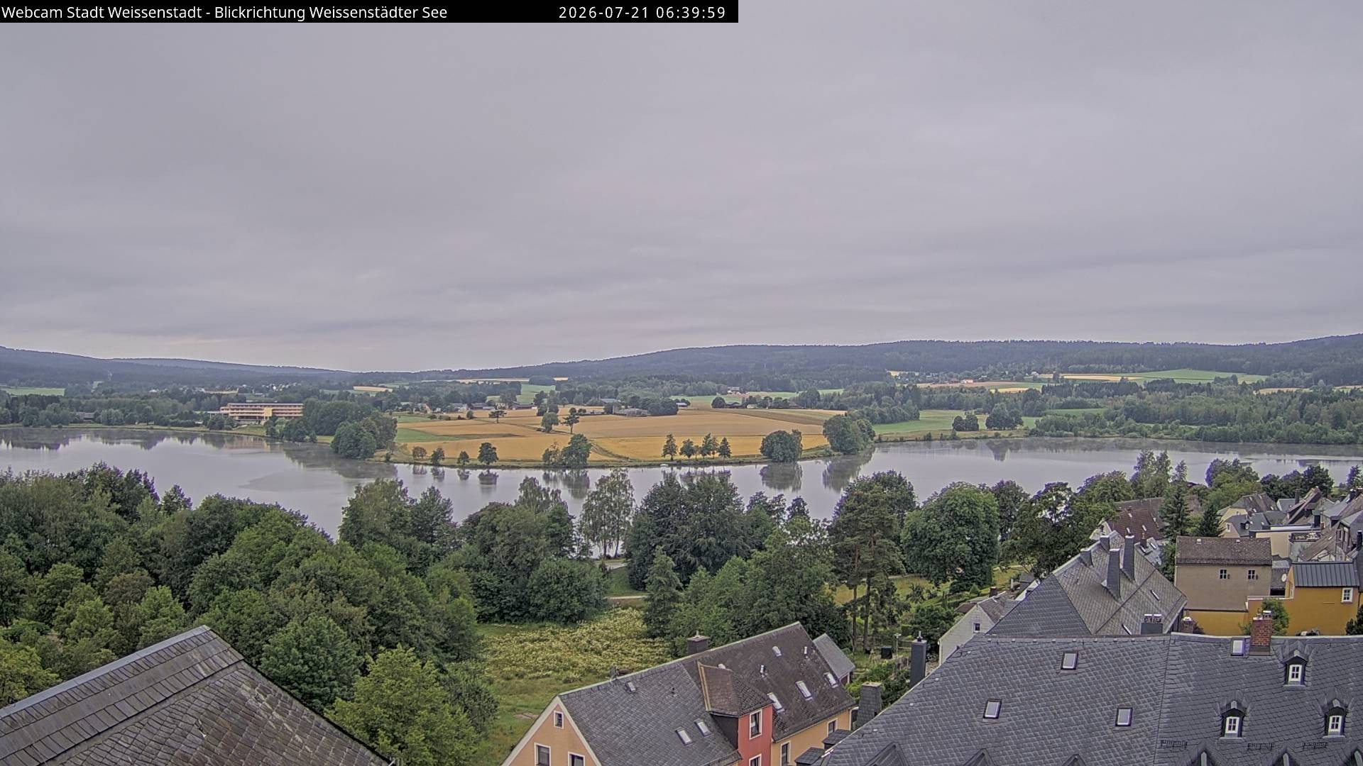 Archiv Foto Webcam Blick auf den Weißenstädter See