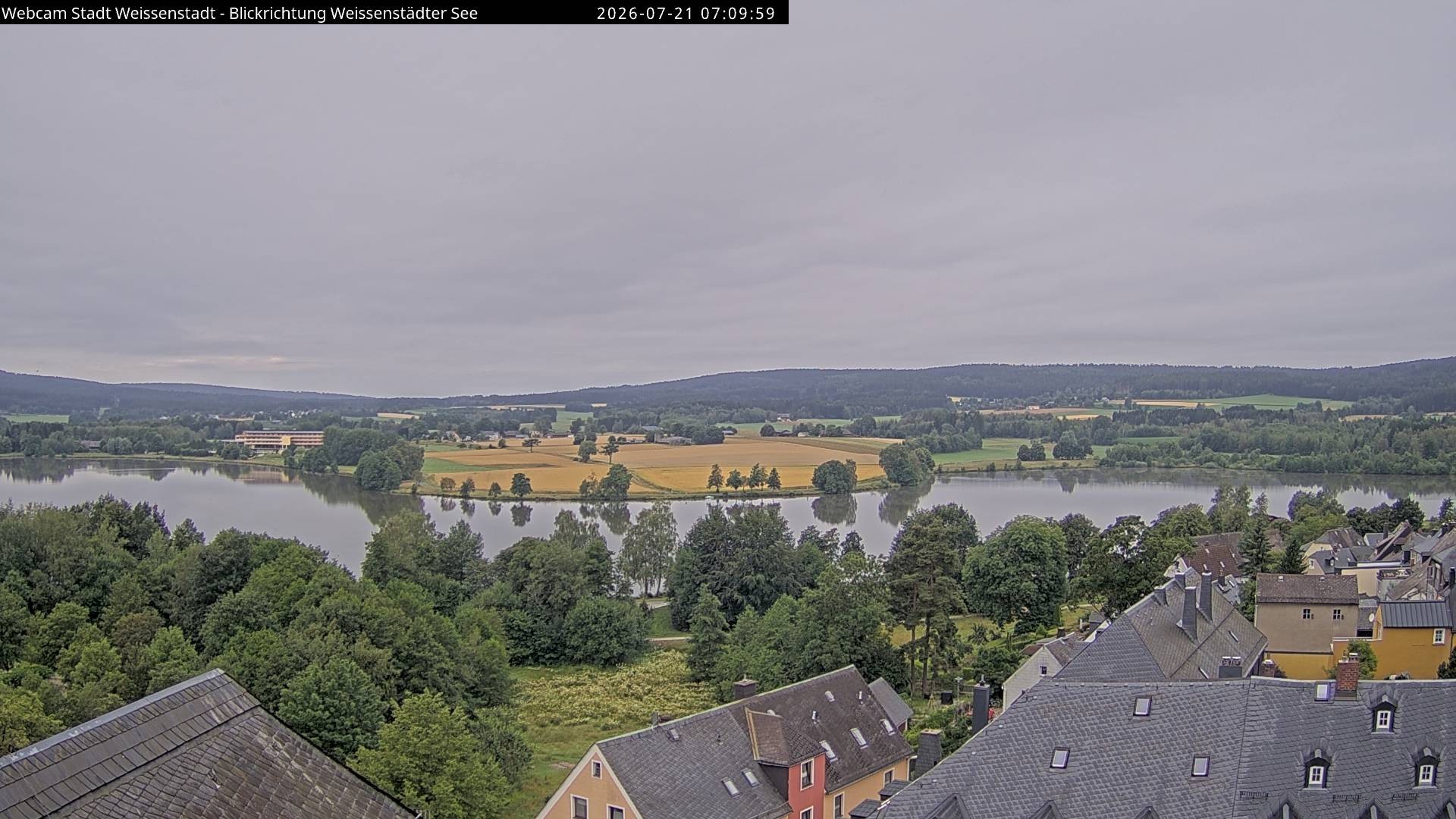 Archiv Foto Webcam Blick auf den Weißenstädter See