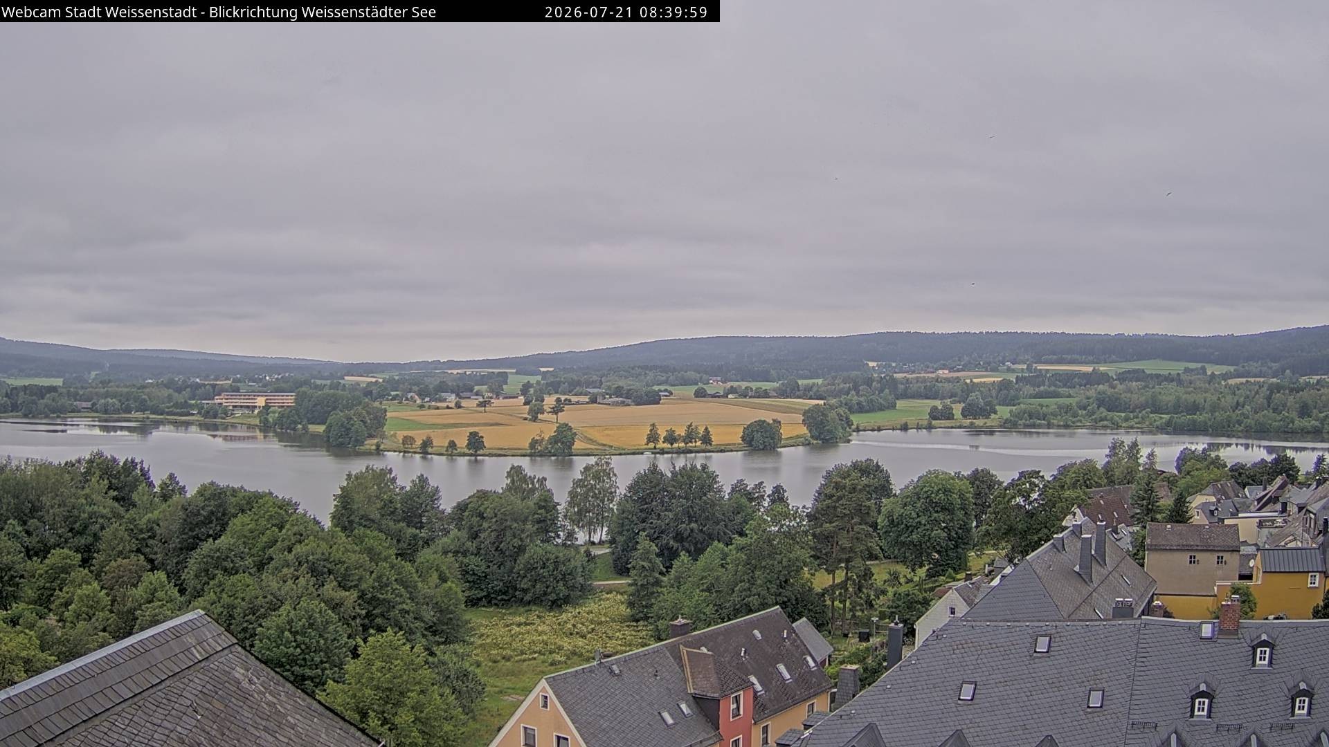 Archiv Foto Webcam Blick auf den Weißenstädter See