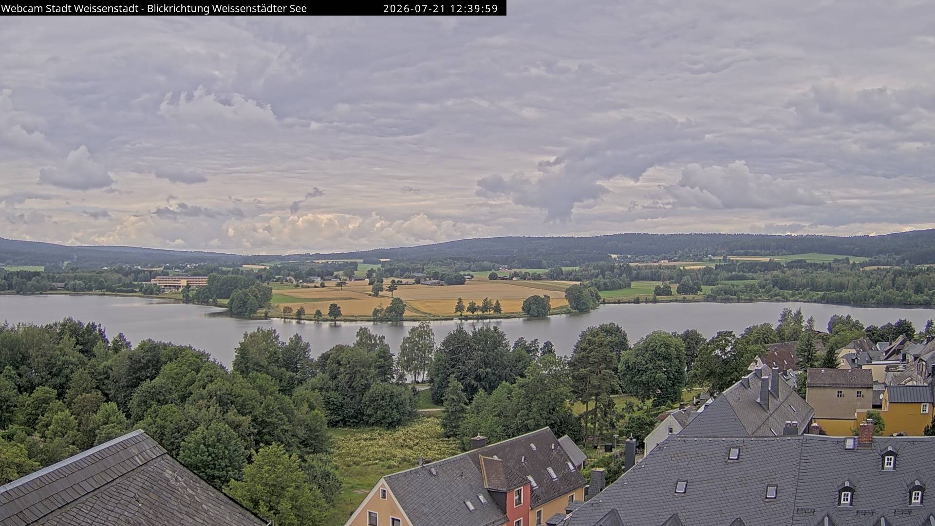 Archiv Foto Webcam Blick auf den Weißenstädter See