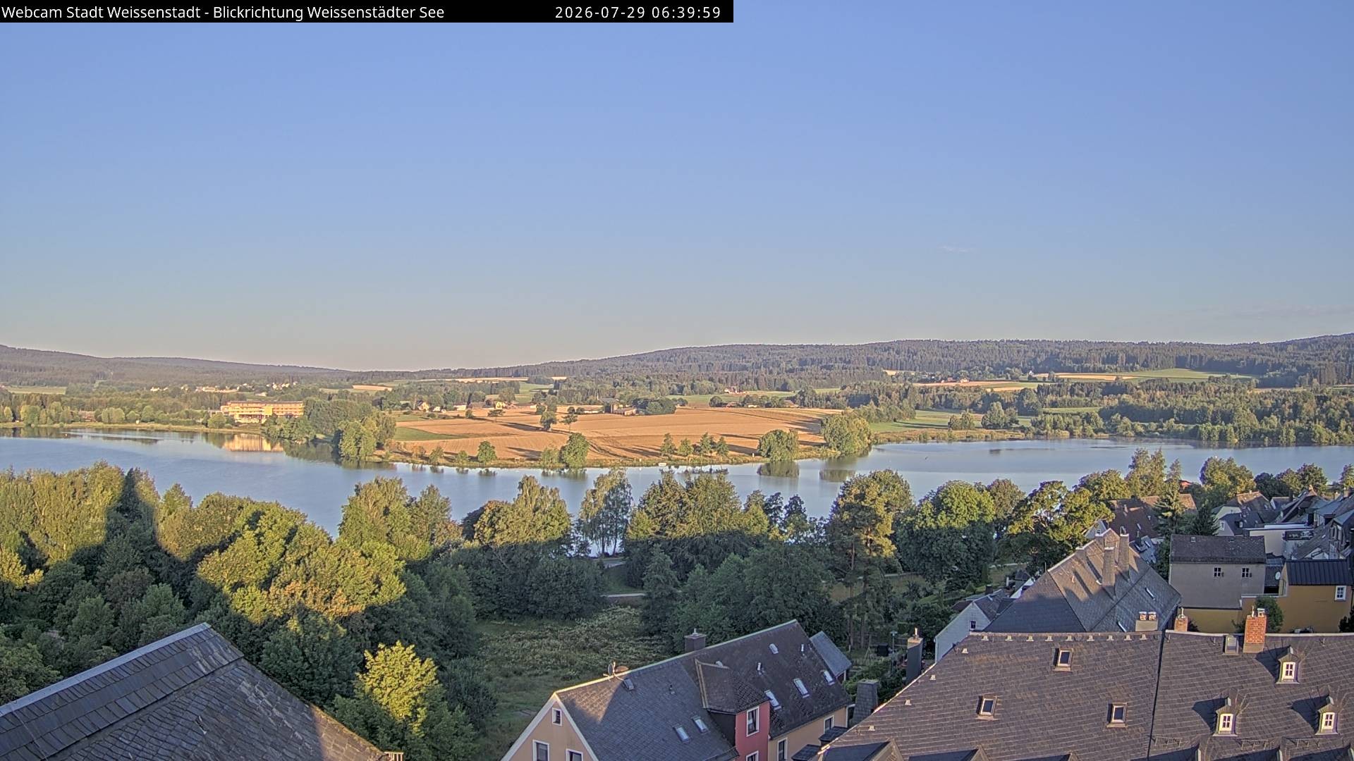 Archiv Foto Webcam Blick auf den Weißenstädter See