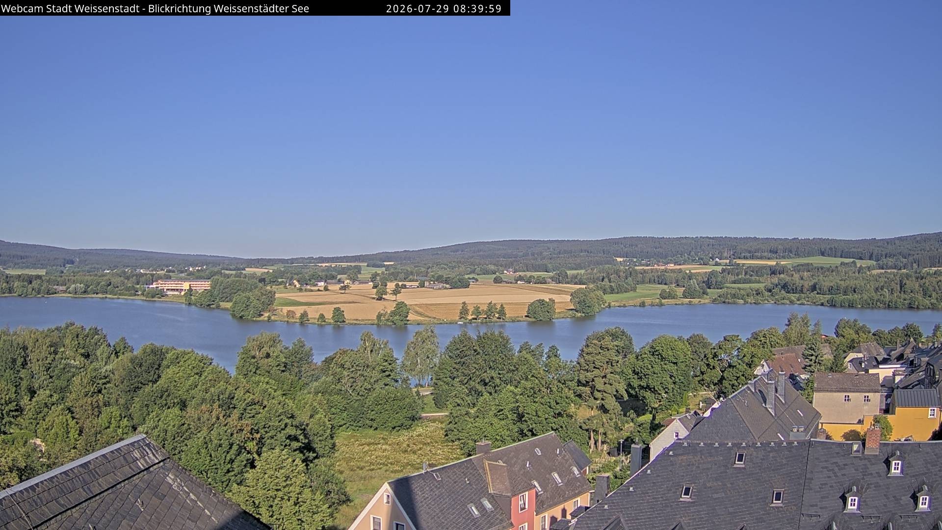 Archiv Foto Webcam Blick auf den Weißenstädter See