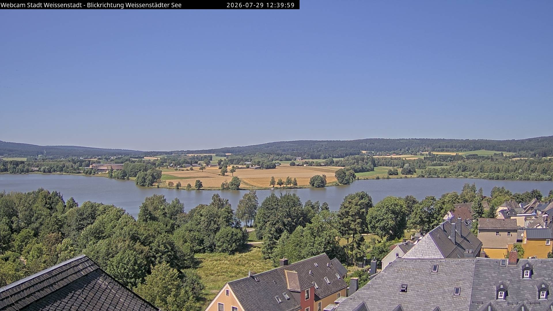Archiv Foto Webcam Blick auf den Weißenstädter See