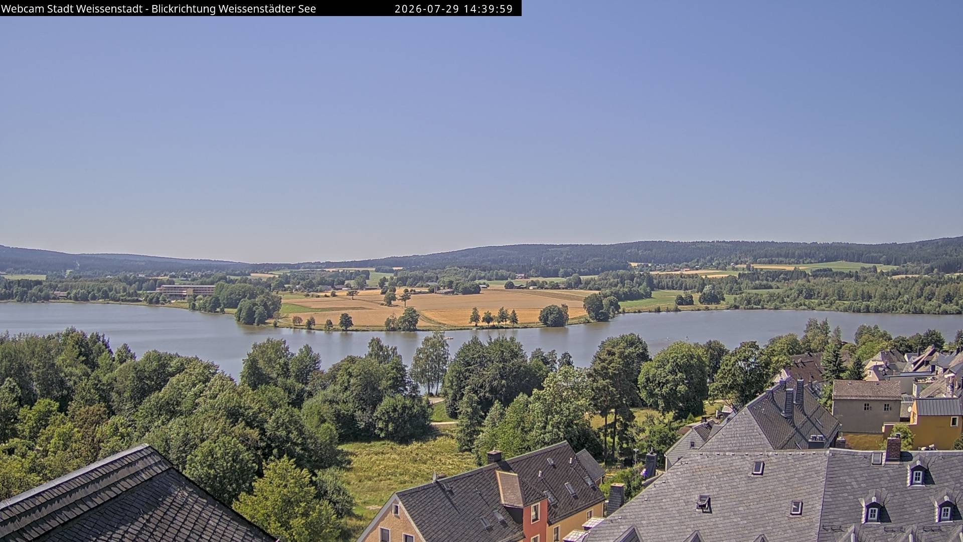 Archiv Foto Webcam Blick auf den Weißenstädter See