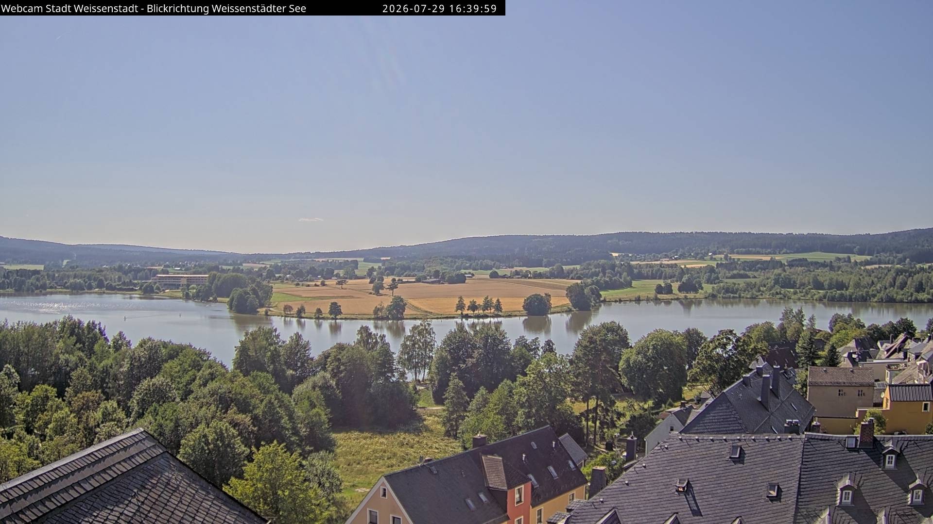 Archiv Foto Webcam Blick auf den Weißenstädter See