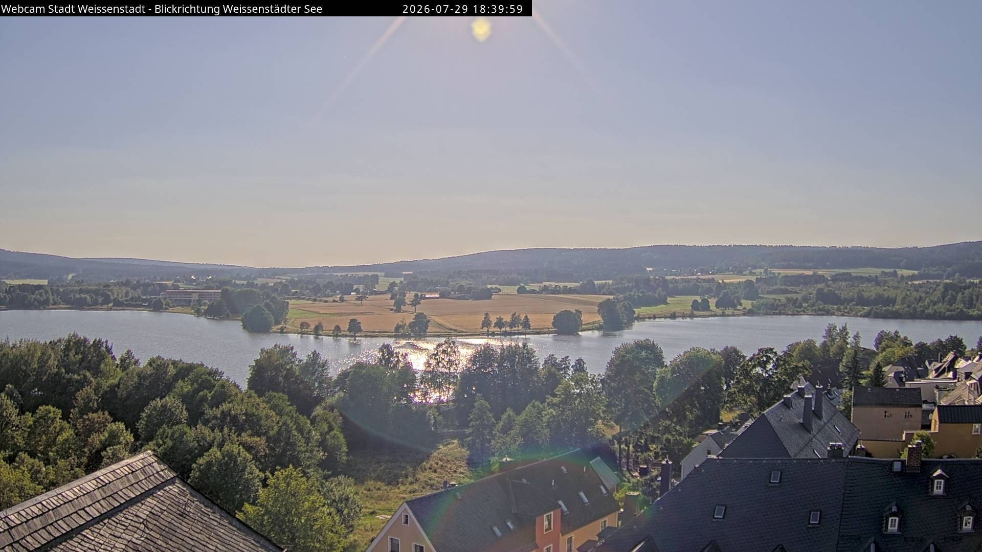 Archiv Foto Webcam Blick auf den Weißenstädter See