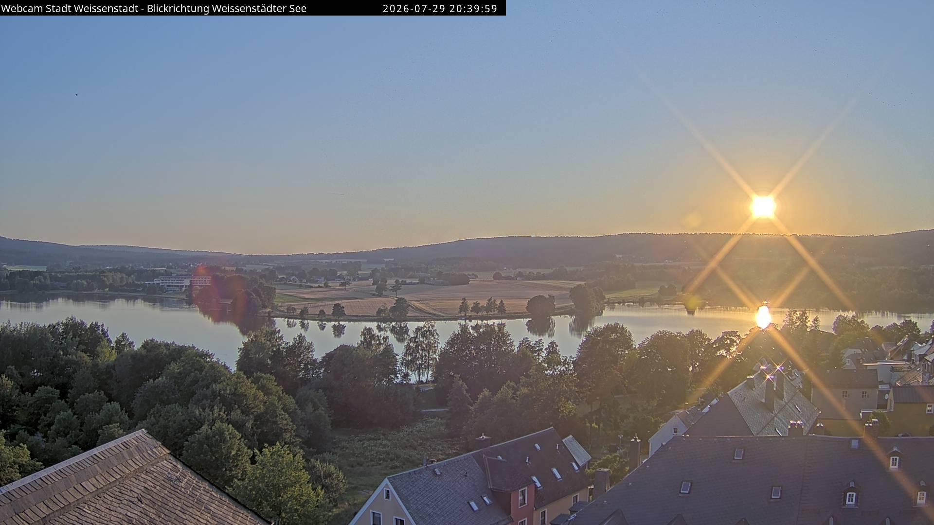 Archiv Foto Webcam Blick auf den Weißenstädter See